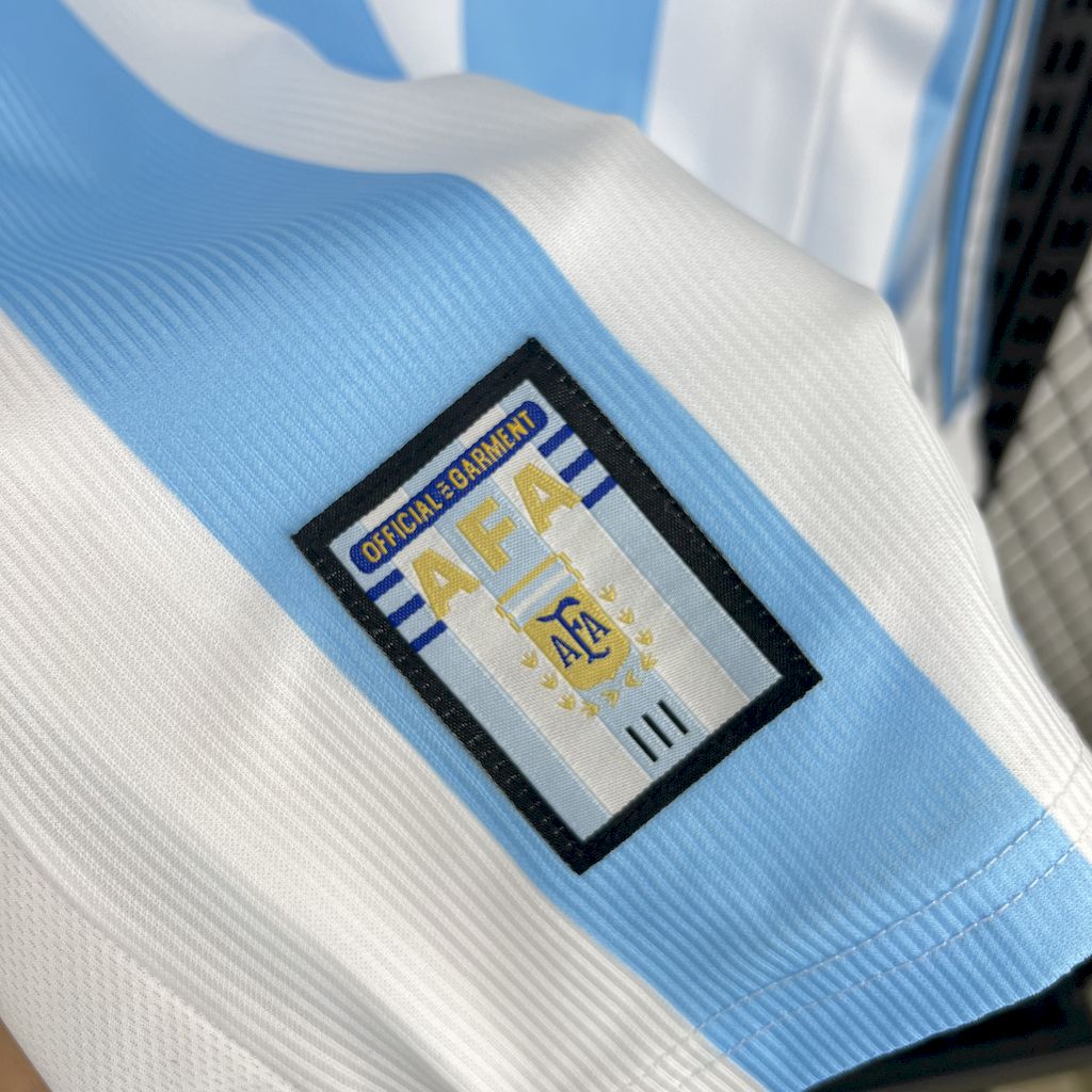 Retro Argentina 1998 Home Long Sleeves Jersey - ManixJersey