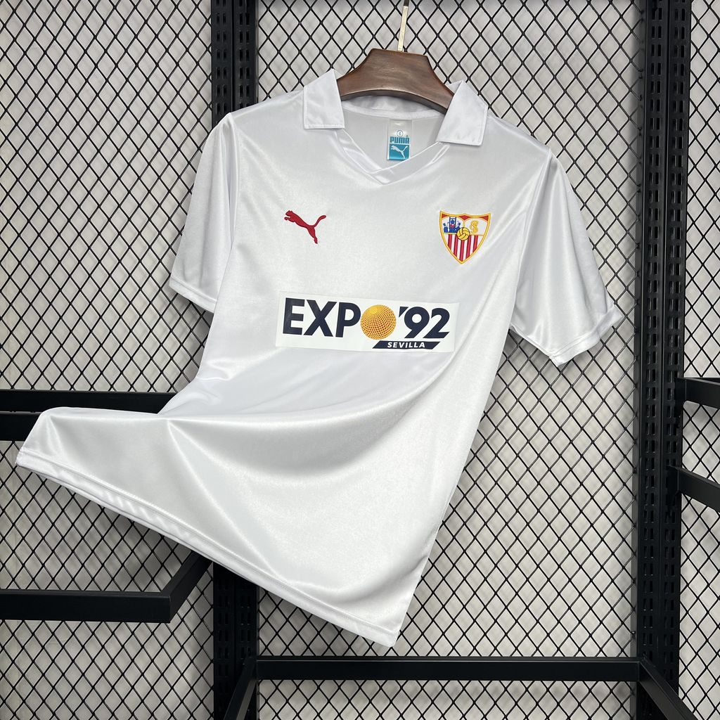 Retro Sevilla FC 1987-90 Home Jersey - ManixJersey
