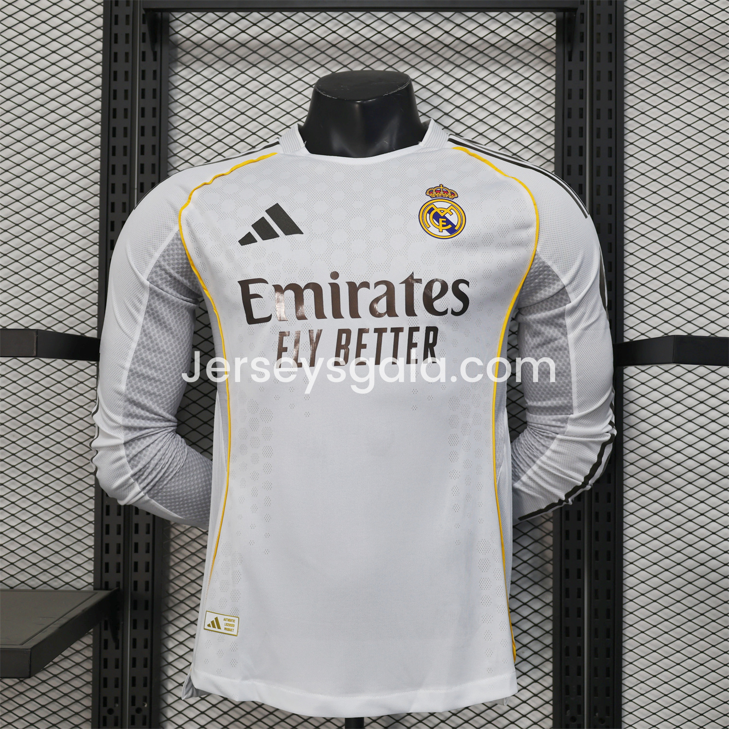 Real Madrid 25-26 Home Long Sleeves Jersey (Leaked Version) - Player Version - ManixJersey