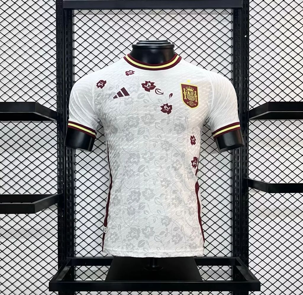 Spain 2024 White Special Edition Jersey - Player Version - ManixJersey