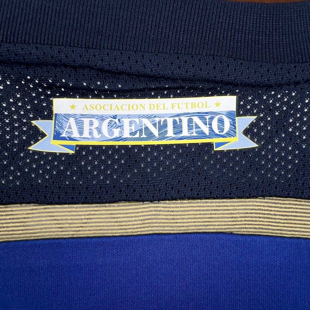 Retro Argentina 2014 Away Long Sleeves Jersey - ManixJersey