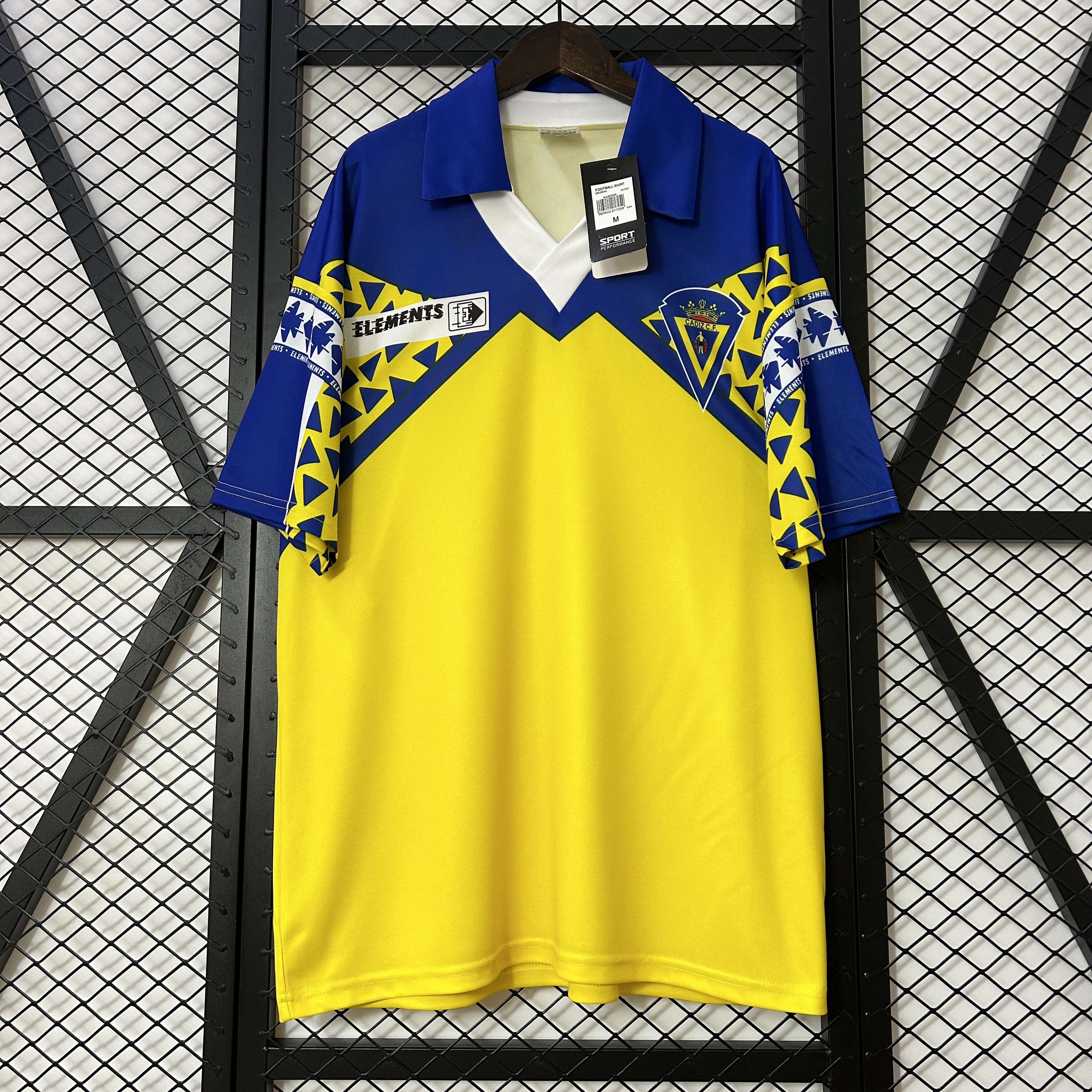 Retro Cádiz Cadiz 1991-92 Home Unsponsored Jersey - ManixJersey