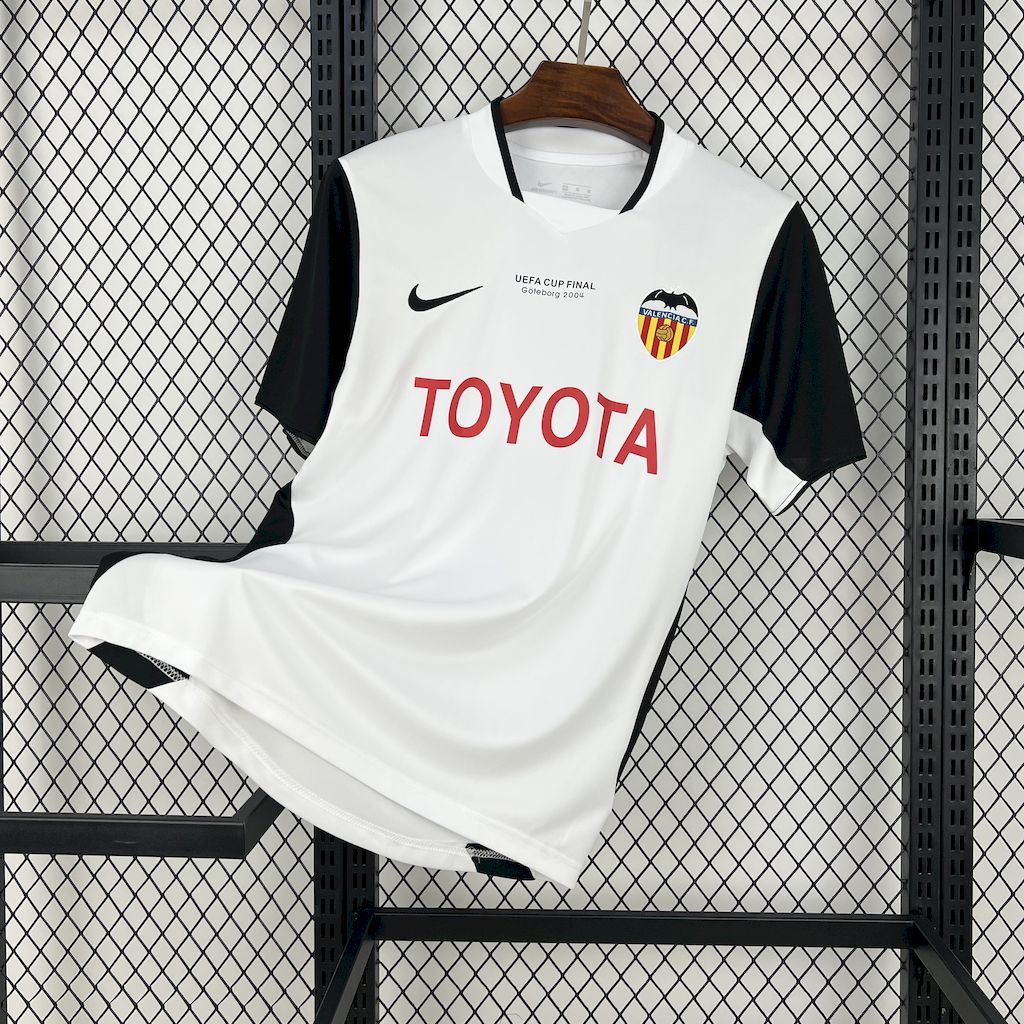Retro Valencia 2003-04 UEFA Cup Final Home Jersey - ManixJersey