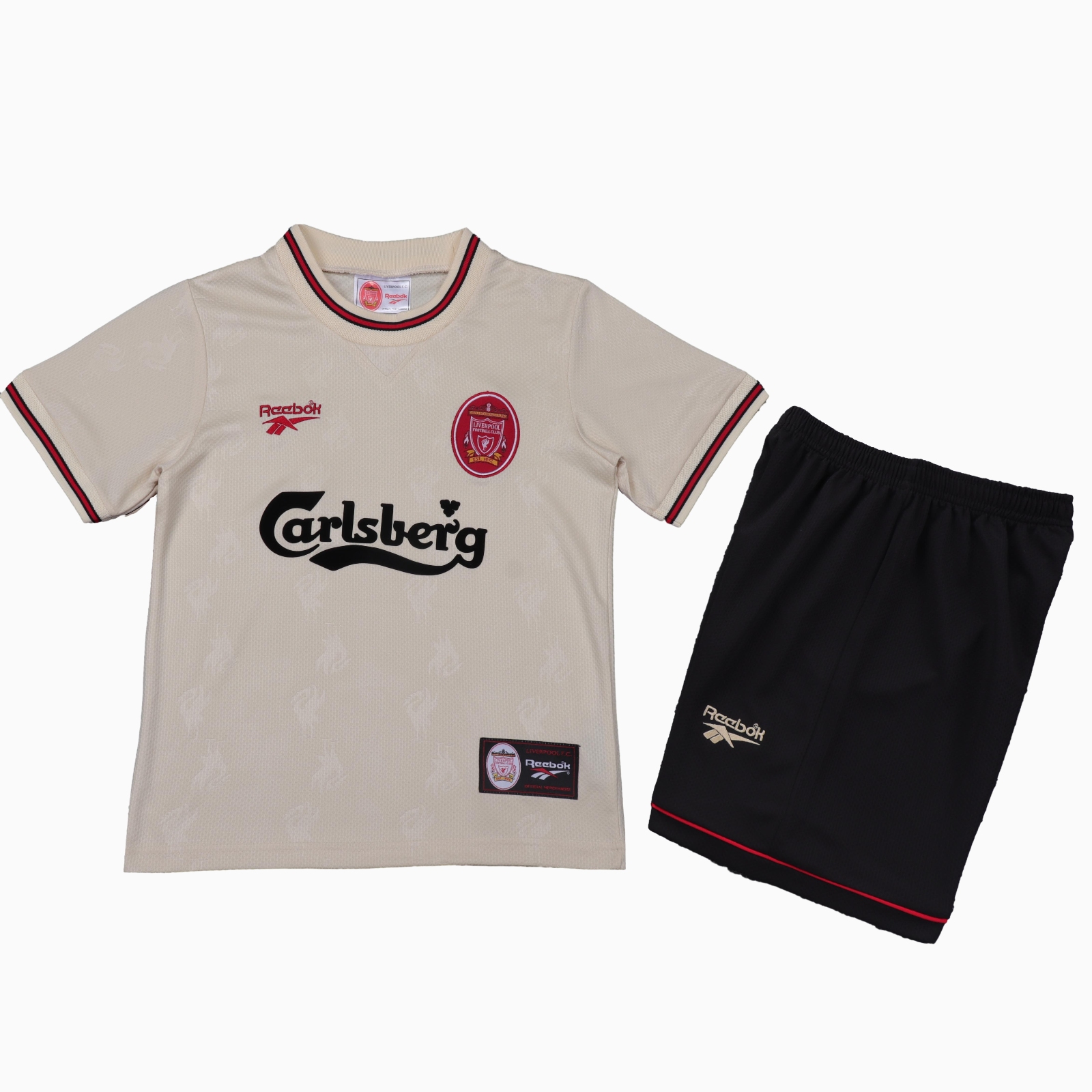 Retro Liver.pool 1996-97 Away Kids Kit - ManixJersey