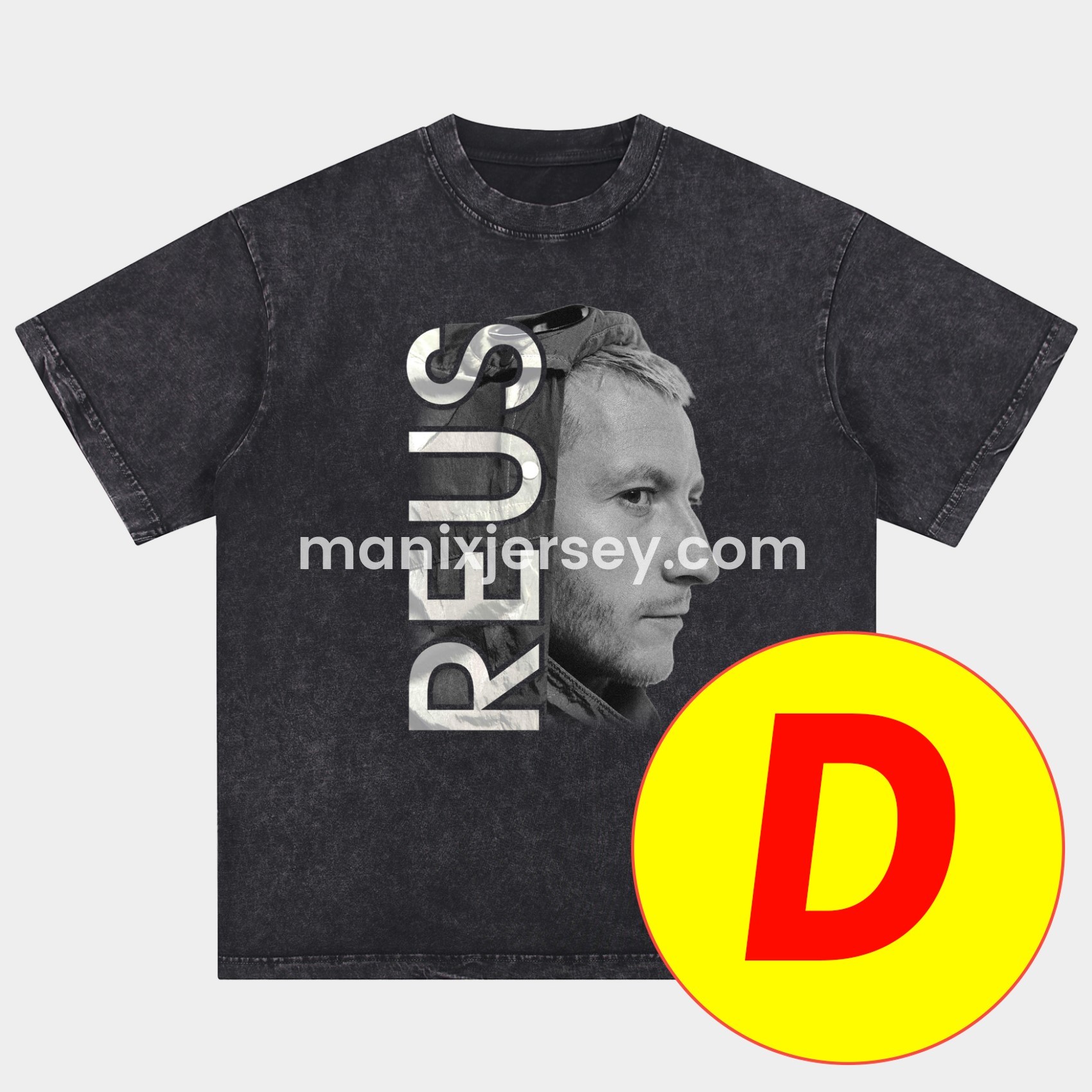 Dortmund Oversized Washed T-Shirt - ManixJersey