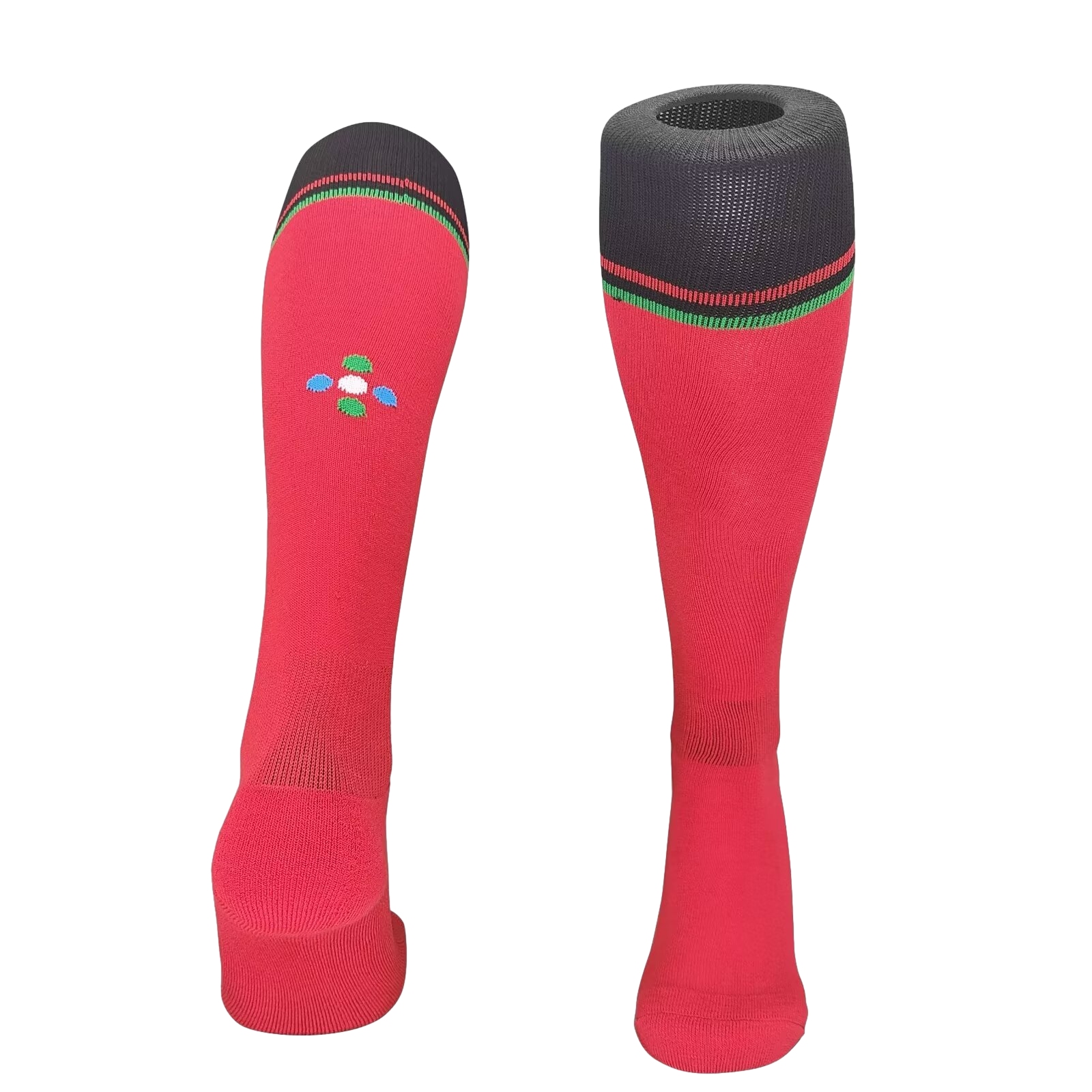 Portugal 2024 Home Socks - Red - ManixJersey
