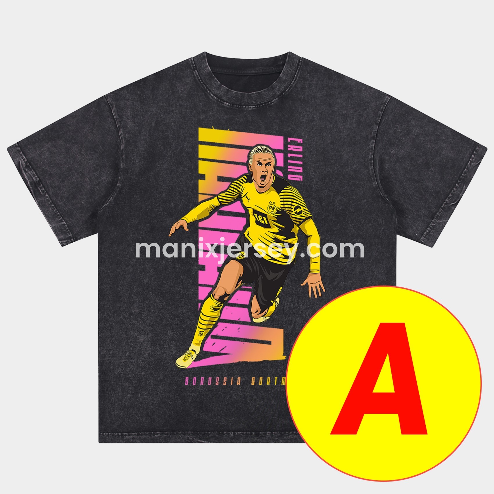 Dortmund Oversized Washed T-Shirt - ManixJersey