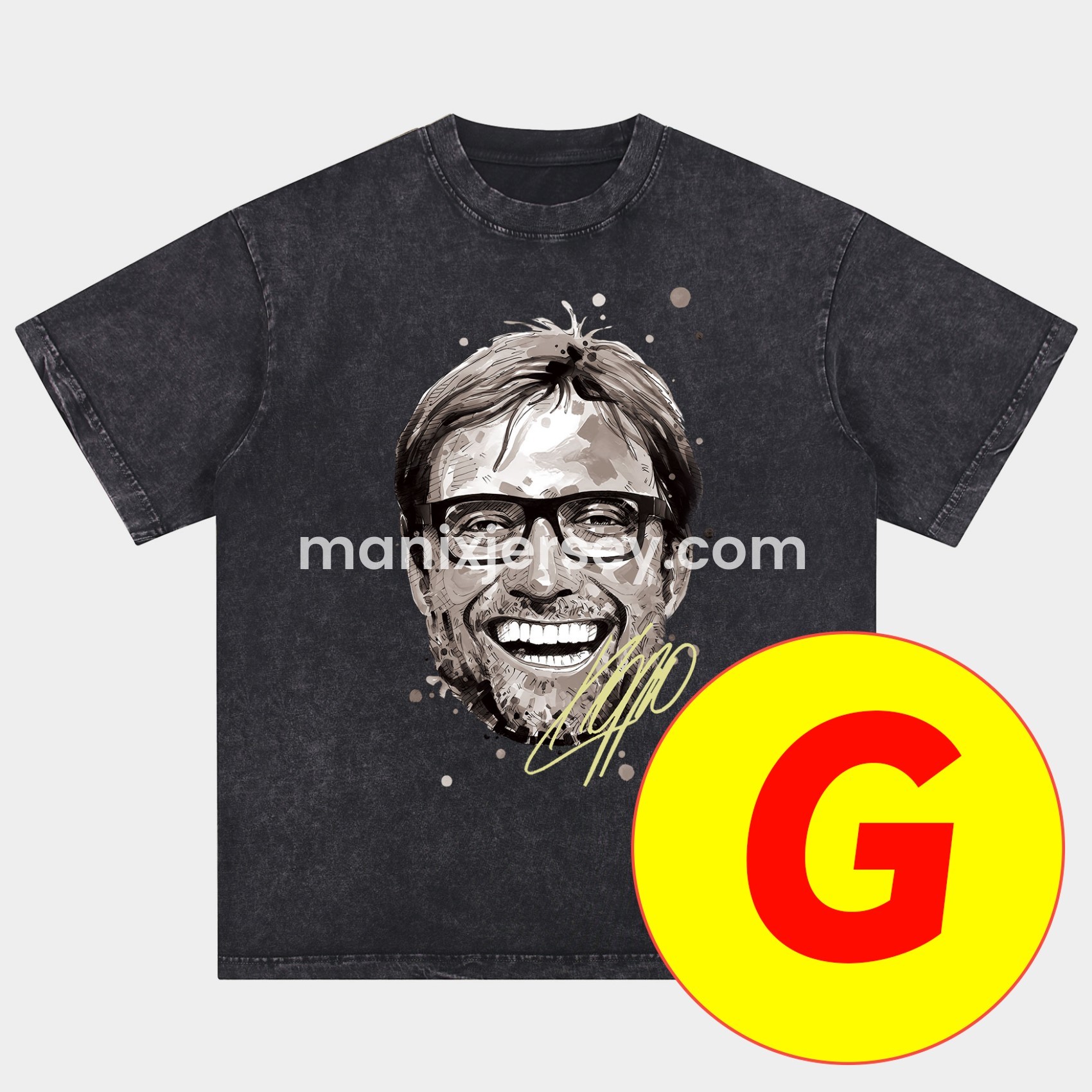 Dortmund Oversized Washed T-Shirt - ManixJersey