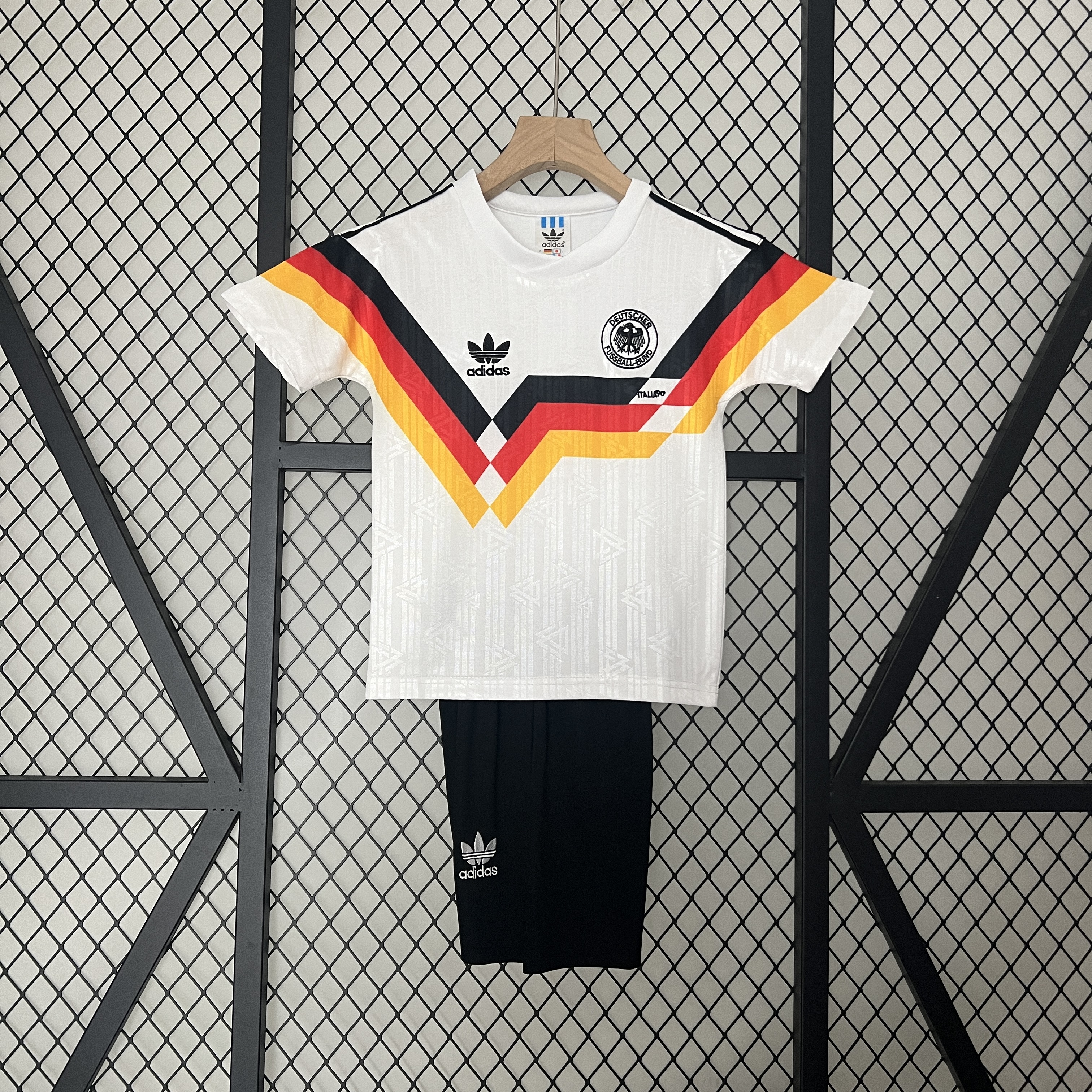Retro Germany 1990 Home Stadium Kids Kit - ManixJersey