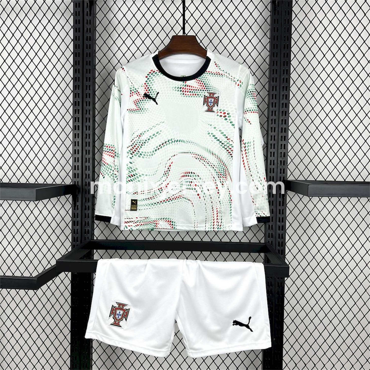 Portugal 2025-26 Away Long Sleeves Kids Kit - ManixJersey