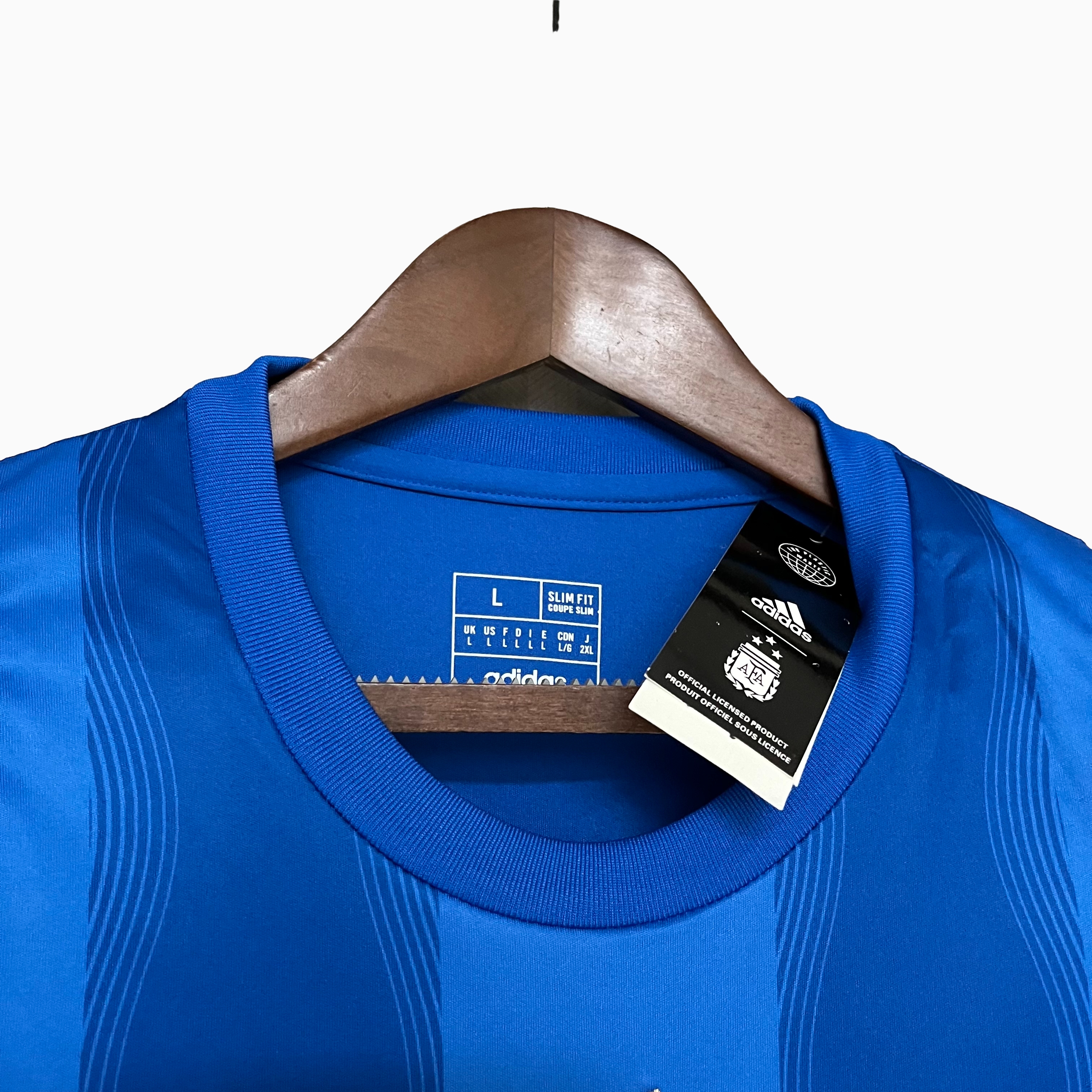 Argentina M-E-.S-S-I 2024 Blue Training Jersey - Fans Version - ManixJersey