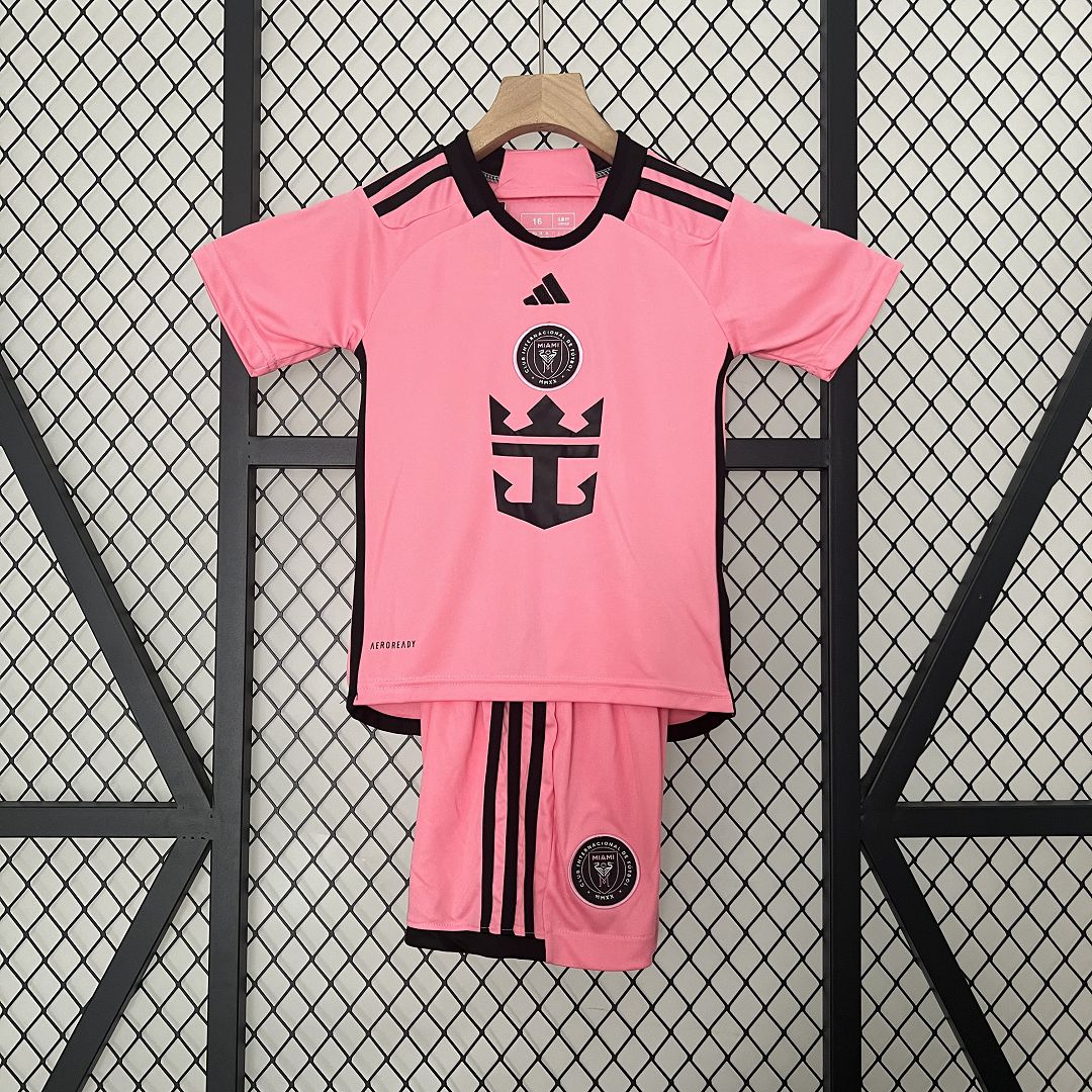 Inter Miami 2024 Home Stadium Kids Kit - ManixJersey