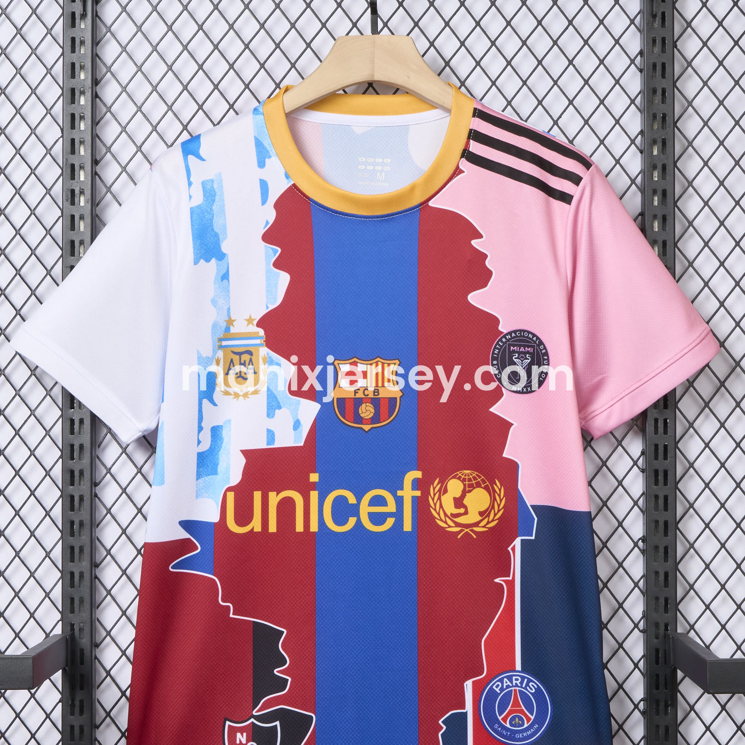 Messi Career Commemorative Jersey - Fans Version - Argentina B.A.R.S.A INT M.A.M Paris Saint-Germain PSG - ManixJersey