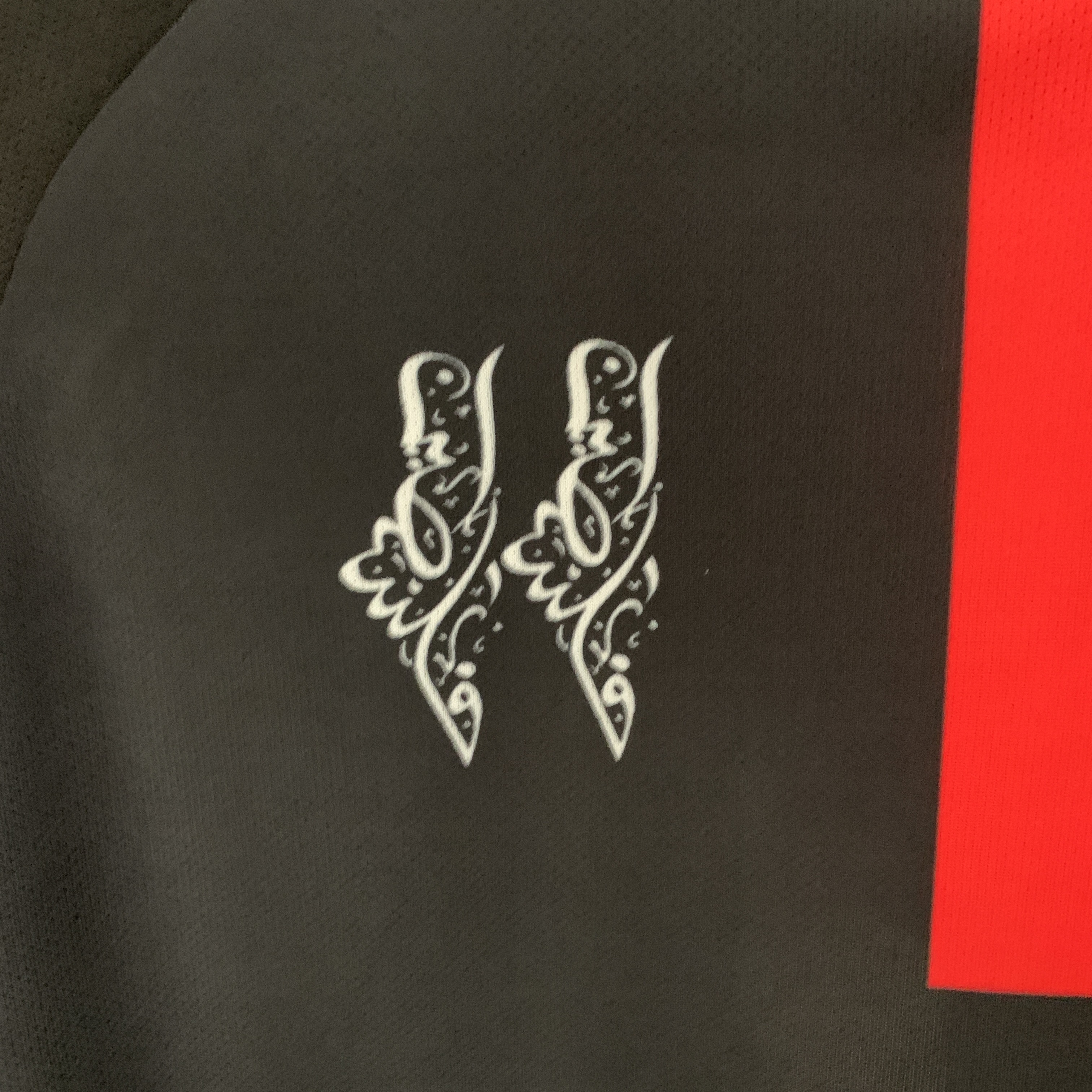 FC Palestina 23-24 Black Centre Striped Jersey - Fans Version - ManixJersey