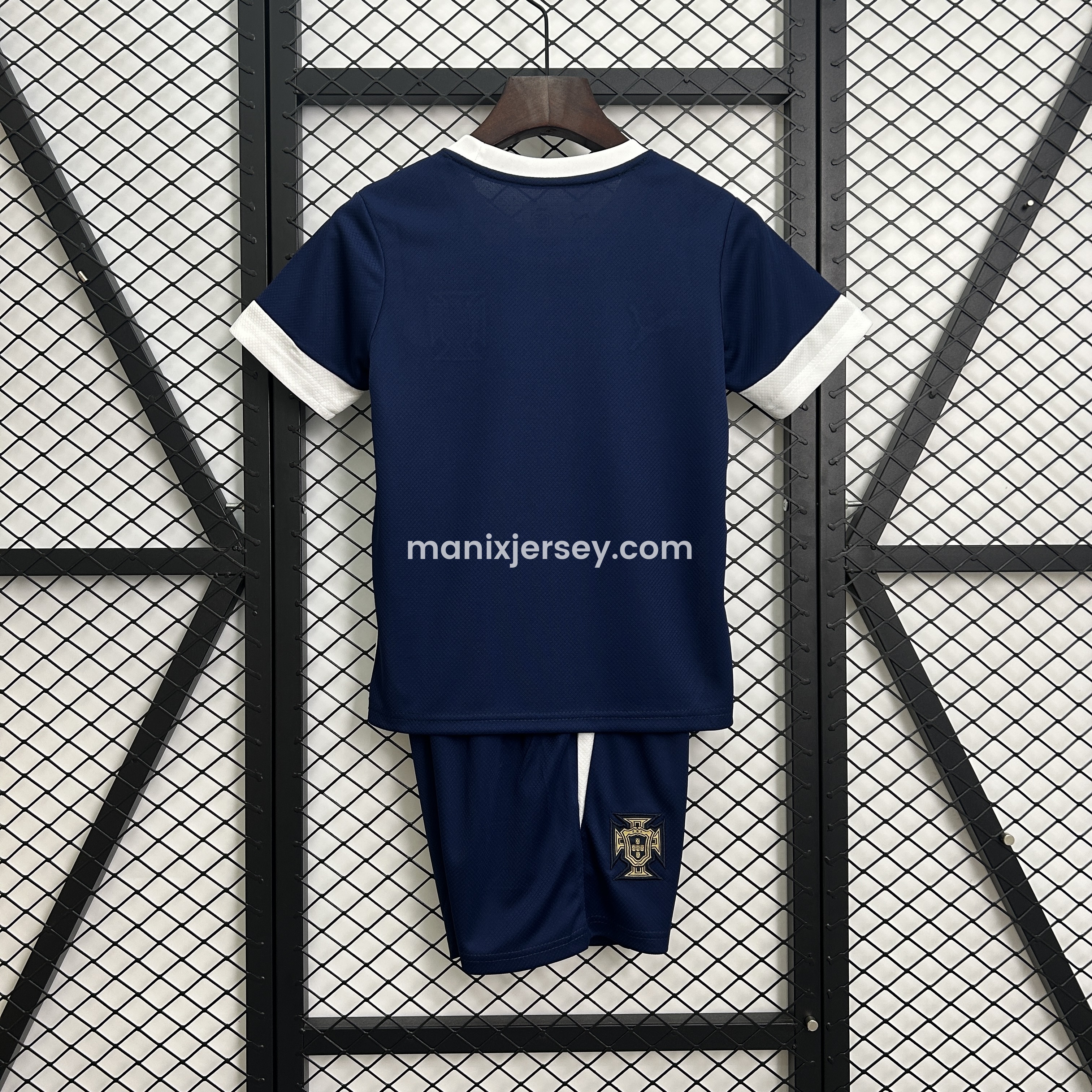 Portugal 2025-26 Royal Blue Training Kids Kit - ManixJersey