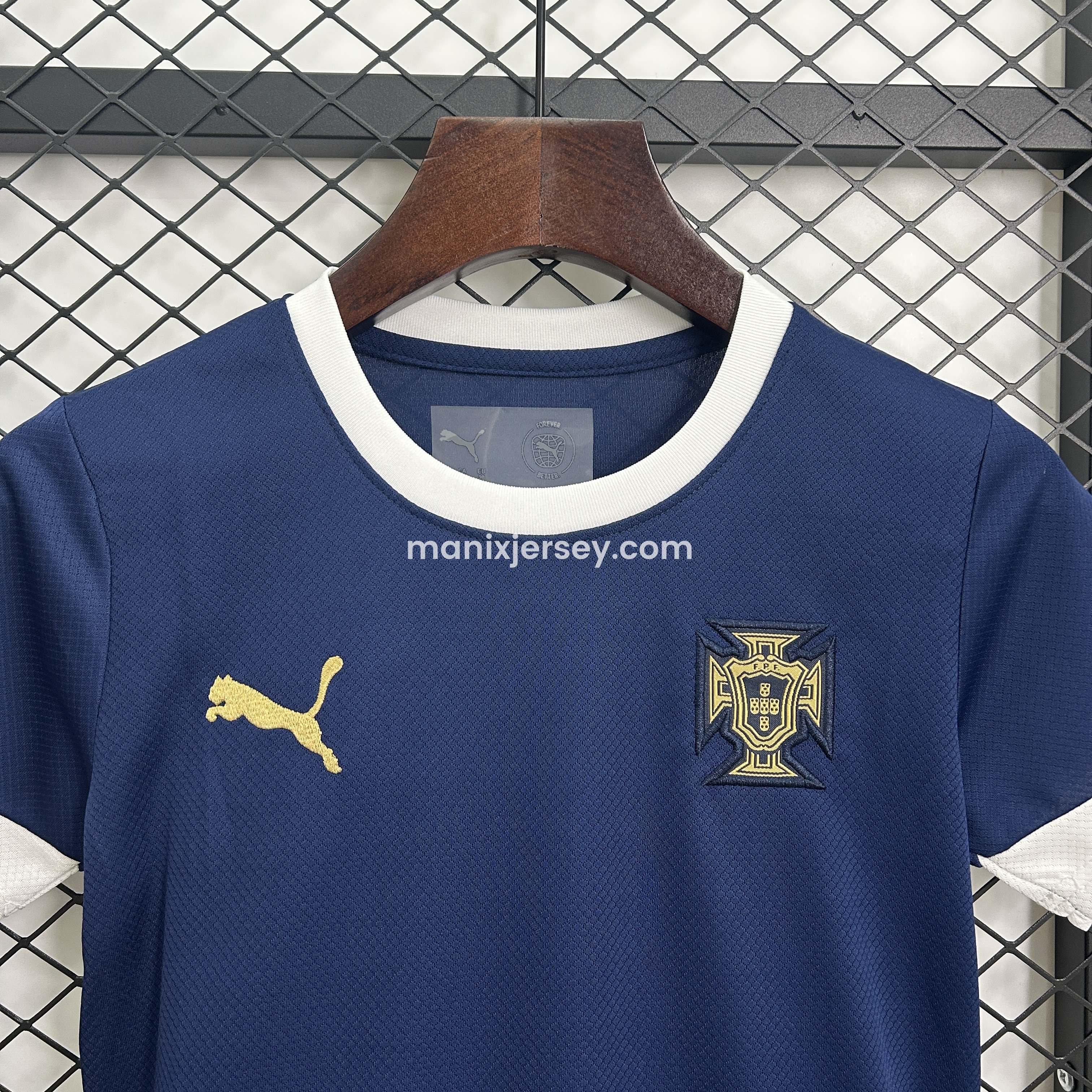 Portugal 2025-26 Royal Blue Training Kids Kit - ManixJersey