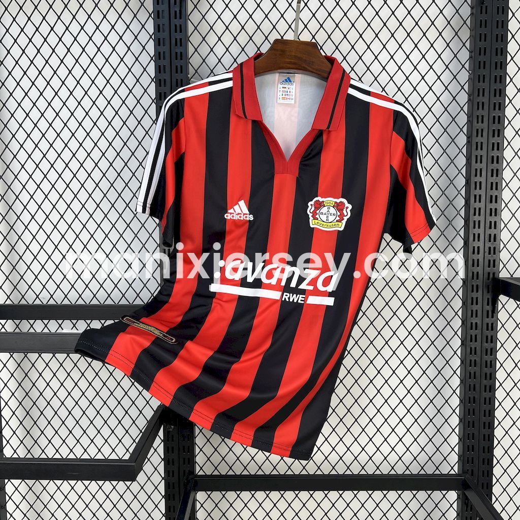 Retro Bayer 04 Leverkusen 2000-01 Home Jersey - ManixJersey