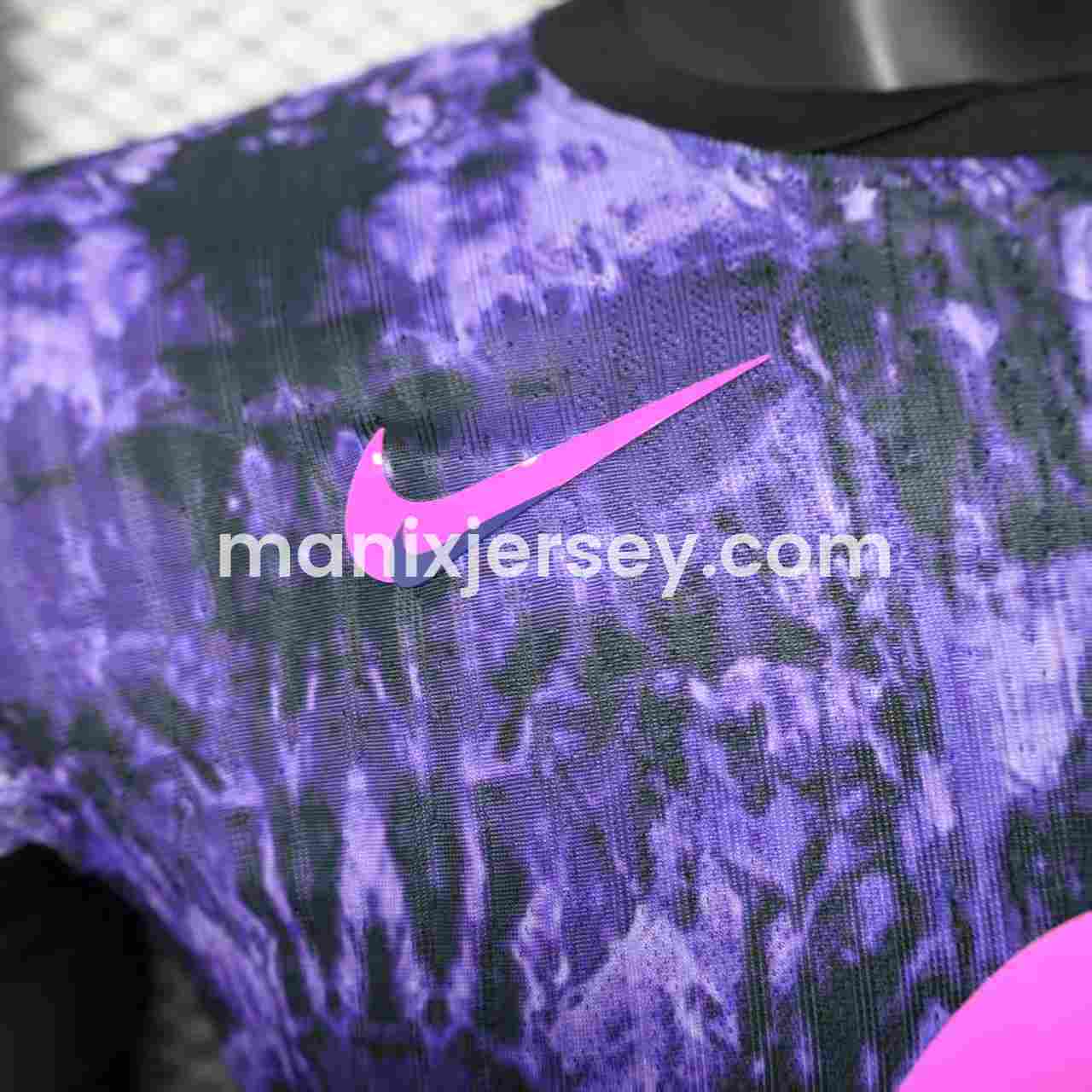 Barcelona 25-26 Purple Rock Pattern Jersey - Player Version - ManixJersey