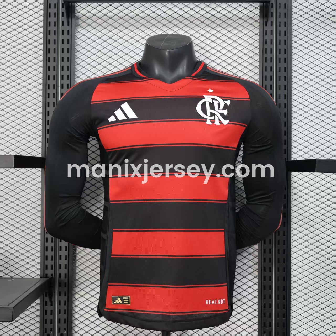 Flamengo 25-26 Home Long Sleeves Unsponsored Jersey - Player Version - ManixJersey