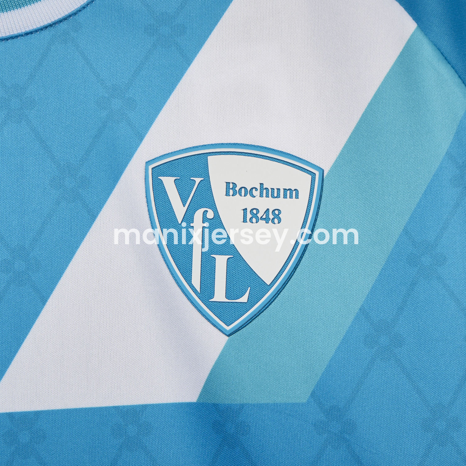 Bochum 24-25 White Slanted Stripe Special Jersey - Fans Version - ManixJersey