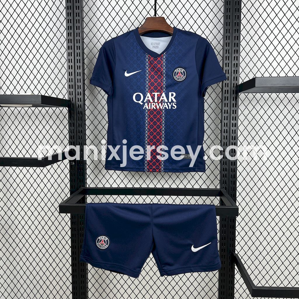 Paris Saint-Germain PSG 25-26 Home Kids Kit - ManixJersey