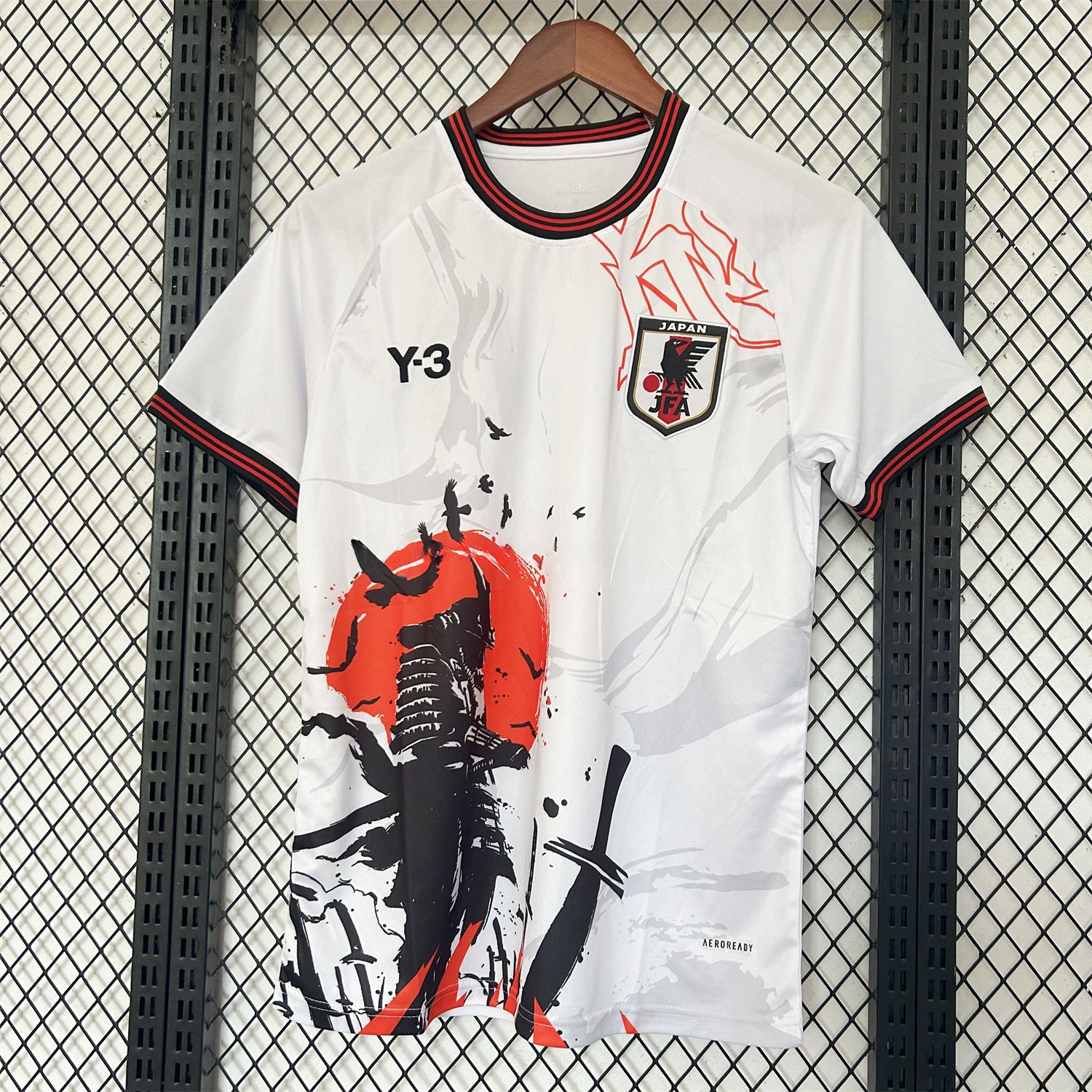 Japan 25-26 Y-3 Sunset Warrior and Crow White Special Jersey - Fans Version - ManixJersey