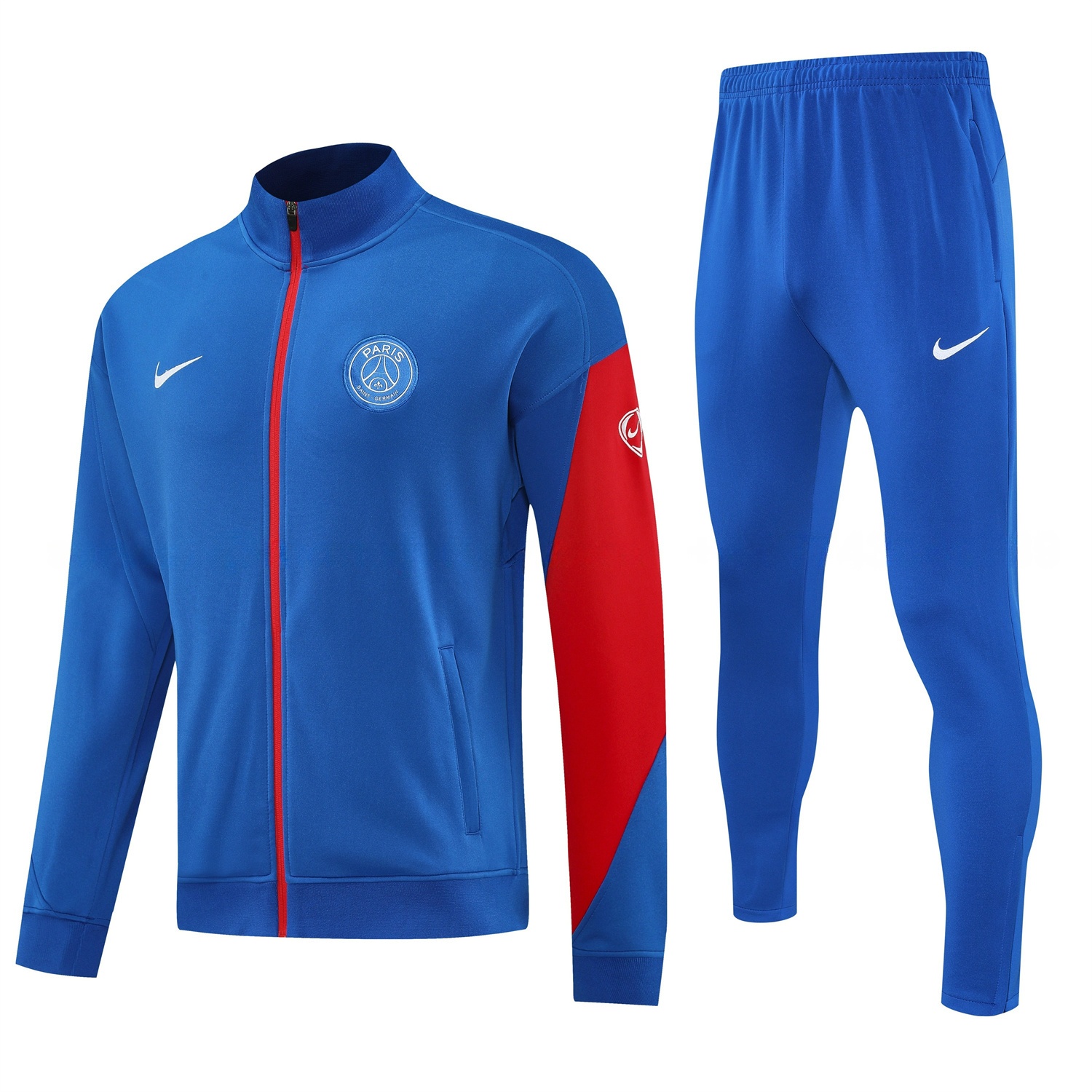 Paris Saint-Germain PSG 25-26 Jacket Training Tracksuit - Blue Jackets & Blue Pants - ManixJersey