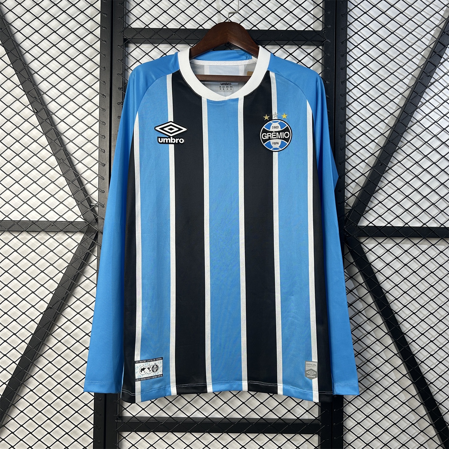 Gremio 25-26 Home Unsponsored Long Sleeves Jersey - Fans Version - ManixJersey