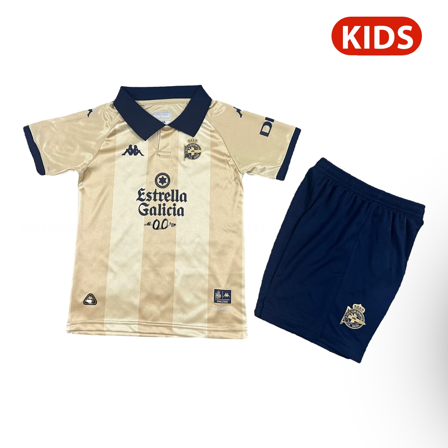 Deportivo de La Coruña 24-25 25th Anniversary of La Liga Triumph Kids Kit - ManixJersey