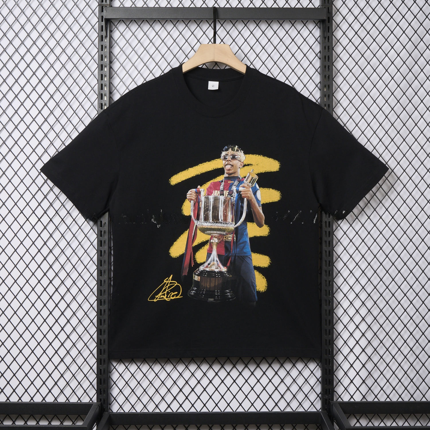 B.A.R.S.A Yamal Copa Del Rey Unisex Pure Cotton T-shirt - ManixJersey