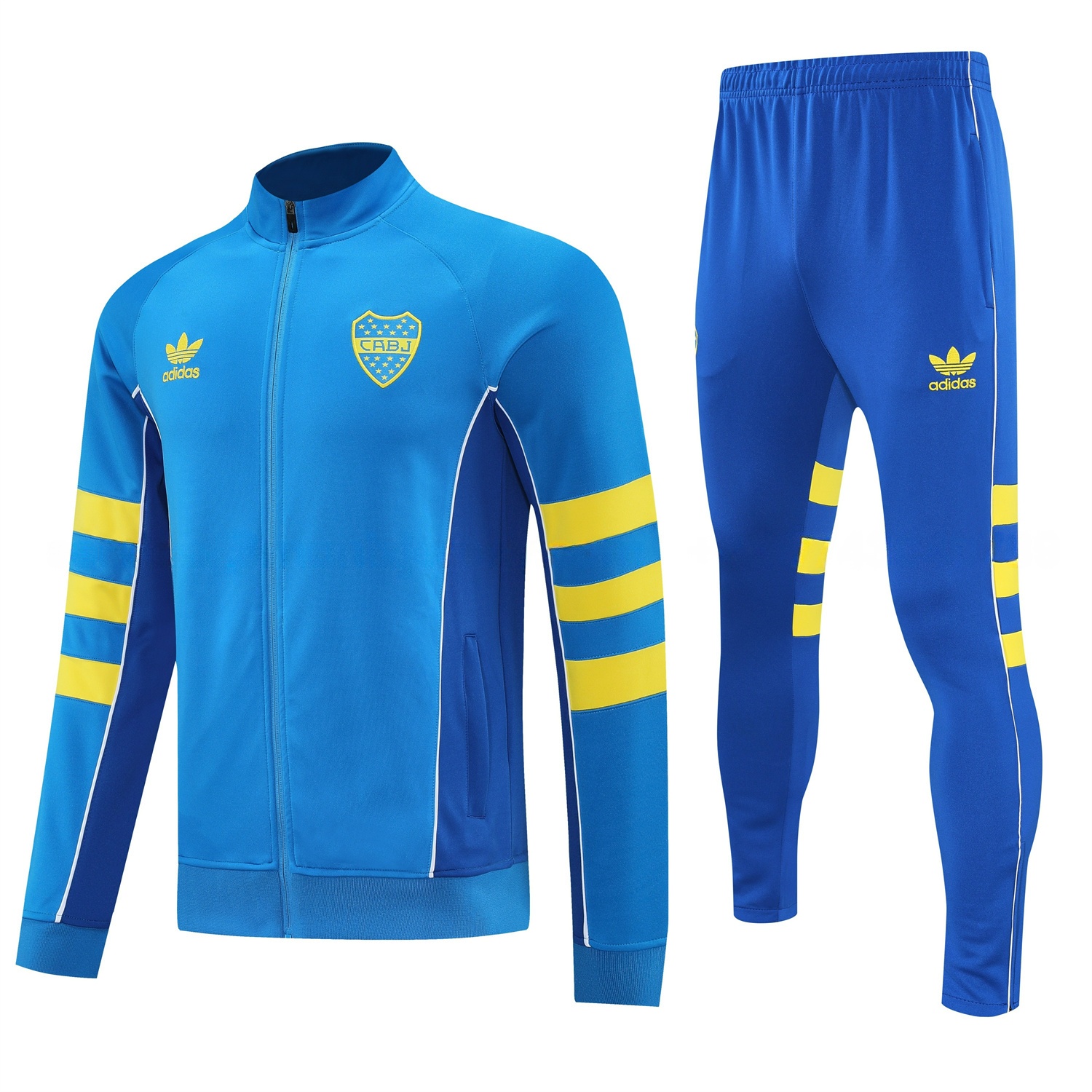 Boca Juniors 25-26 Jacket Training Tracksuit - Light Blue Jackets & Blue Pants - ManixJersey