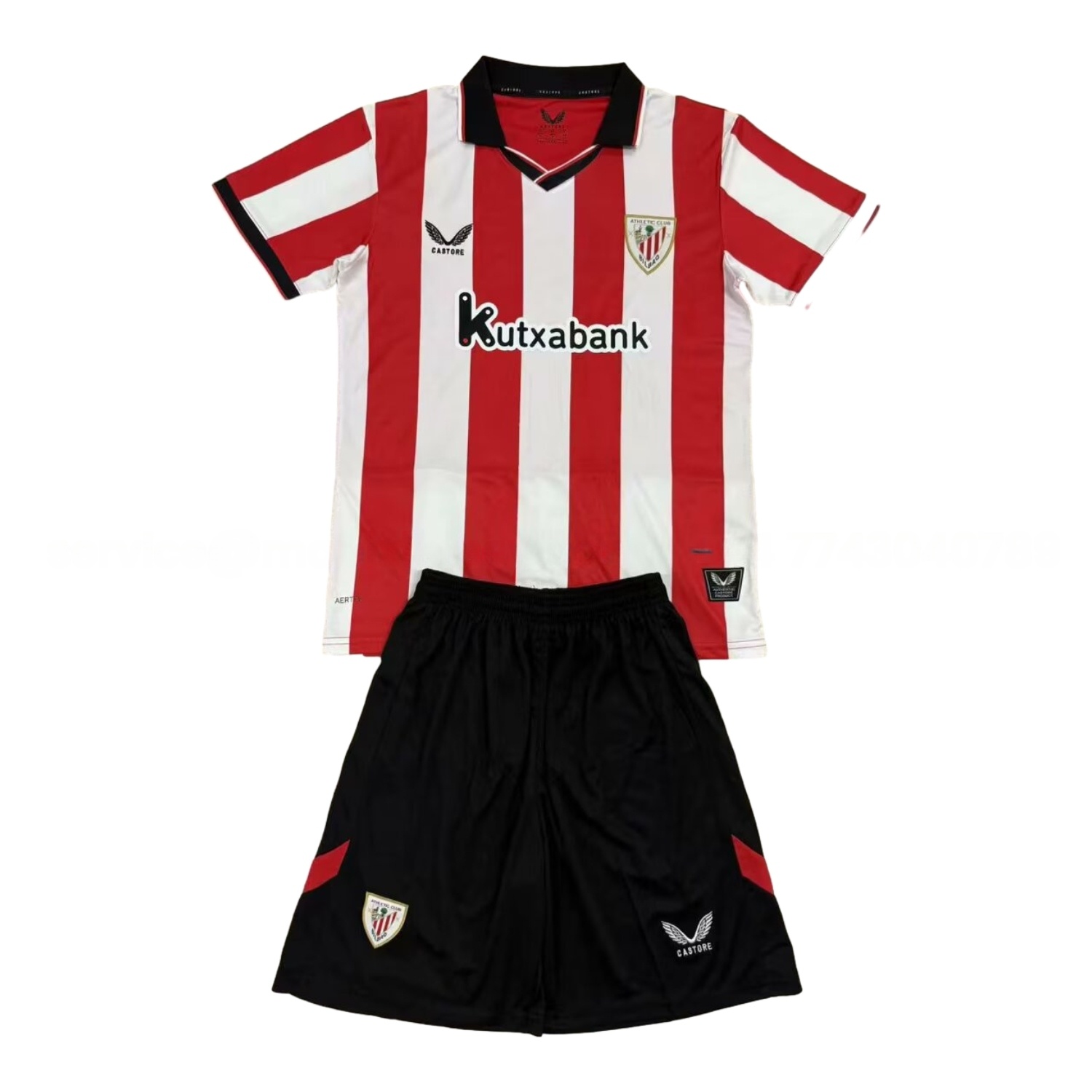 Athletic Bilbao 25-26 Home Men's Adult Jersey Set - Fans Version - ManixJersey