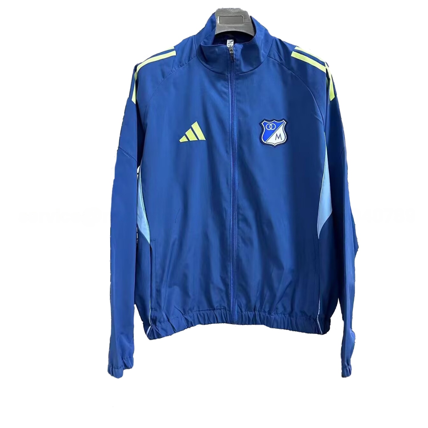 Millonarios 25-26 Windbreaker Jacket - Blue - ManixJersey