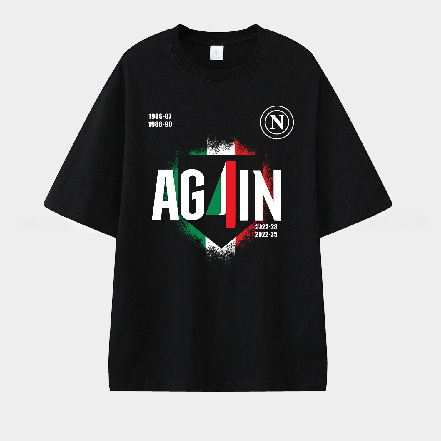 Napoli AG4IN 2025 Unisex Pure Cotton T-shirt - ManixJersey