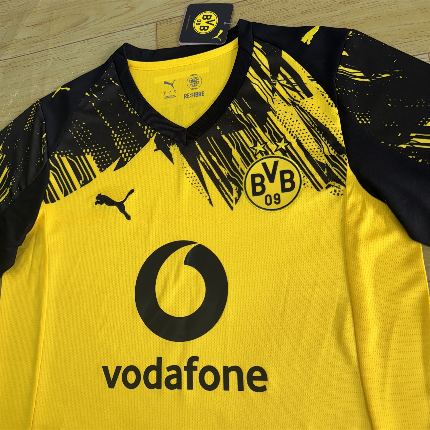 Dortmund 25-26 Home Unsponsored Jersey With Chest Sponsor - Fans Version - ManixJersey