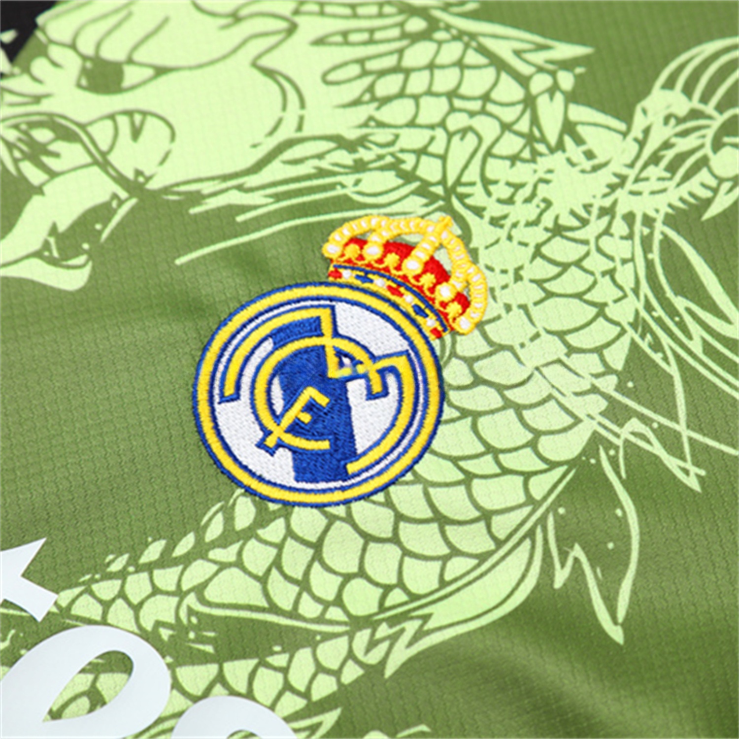 Real Madrid 25-26 Kid Short-Sleeve Training Set - Green Black Top & Black Shorts - ManixJersey