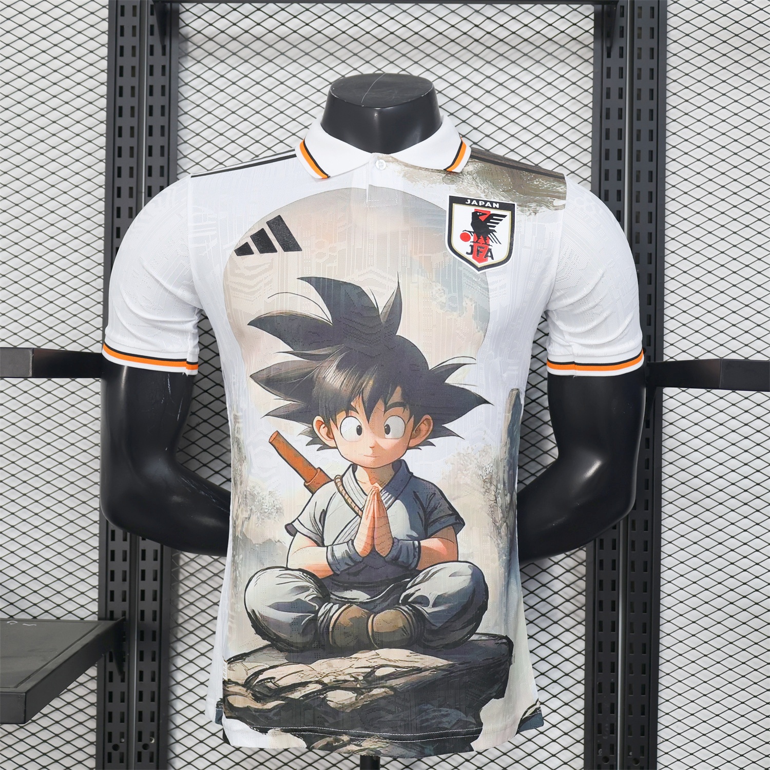 Japan 25-26 Son Goku Meditates On The Stone Special Jersey - Player Version - ManixJersey