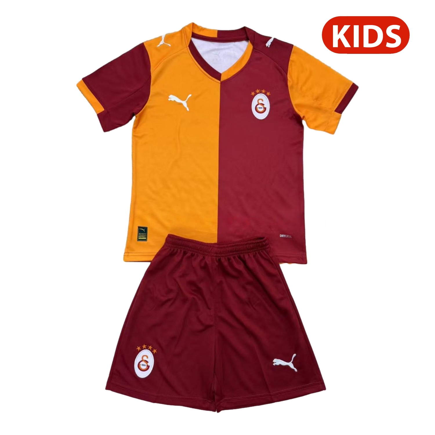Galatasaray 25-26 Home Unsponsored Kids Kit - ManixJersey