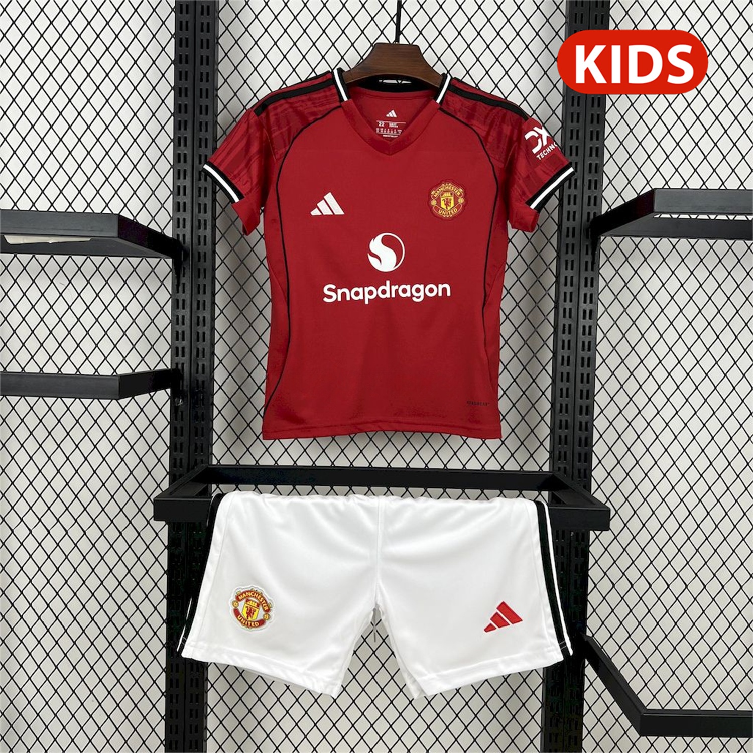 Manchester United 25-26 Home Kids Kit - ManixJersey