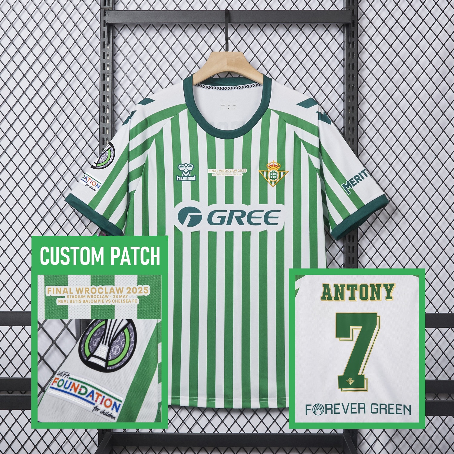 Real Betis 2025 Conference League Final Special Jersey - Fans Version - ManixJersey