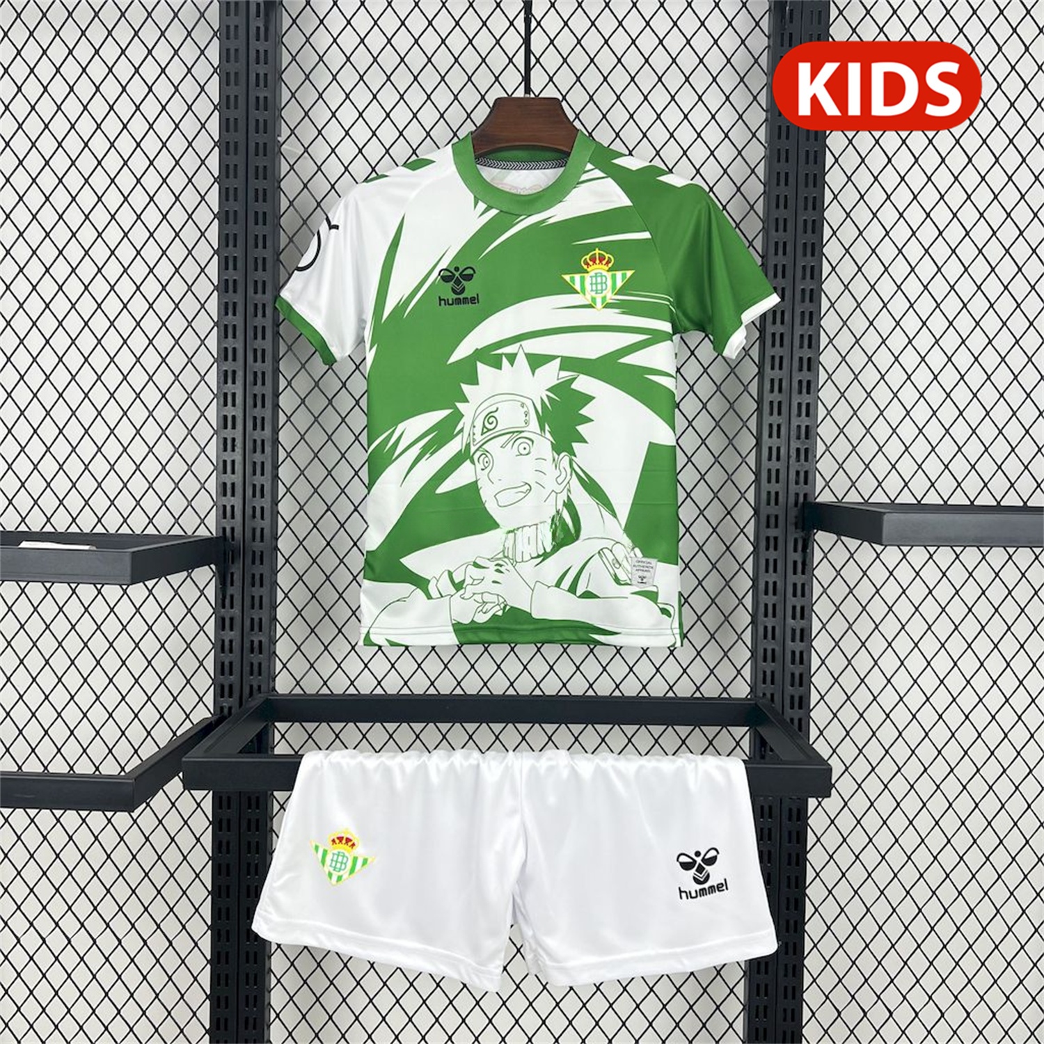 Real Betis 25-26 NARUTO Special Edition Kids Kit - ManixJersey