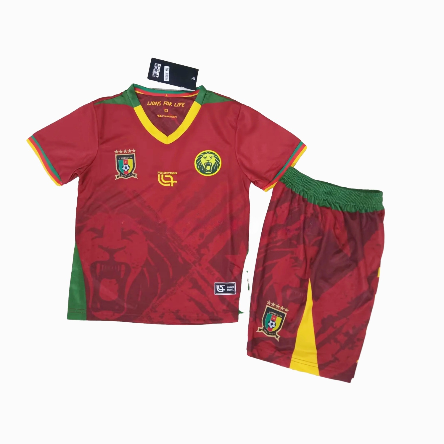 Cameroon 25-26 Away Kids Kit - ManixJersey