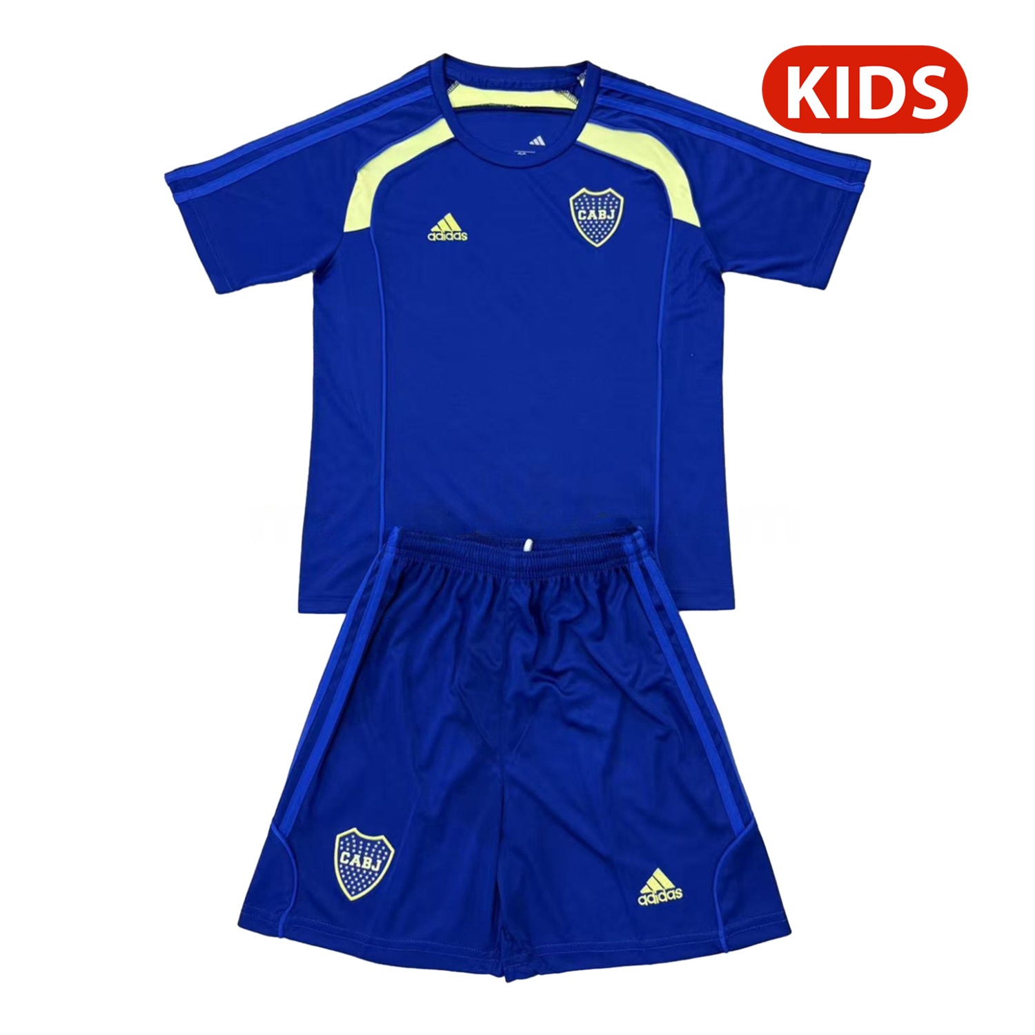 Boca Juniors 25-26 Urban Purist Throwback Blue Kids Kit - ManixJersey