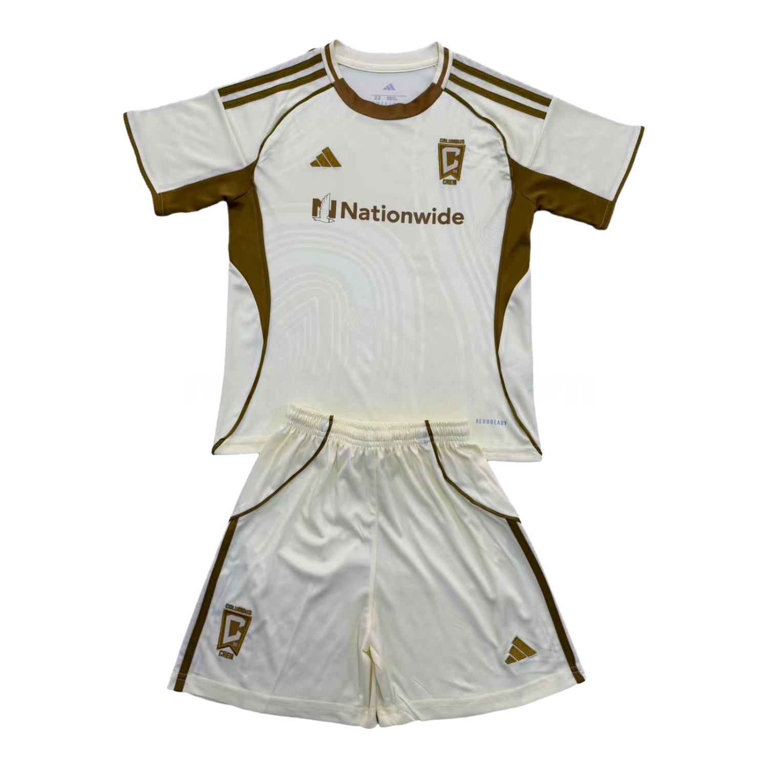 Columbus Crew 25-26 Light Yellow Pre-Match Training Men's Adult Jersey Set - Fans Version - ManixJersey