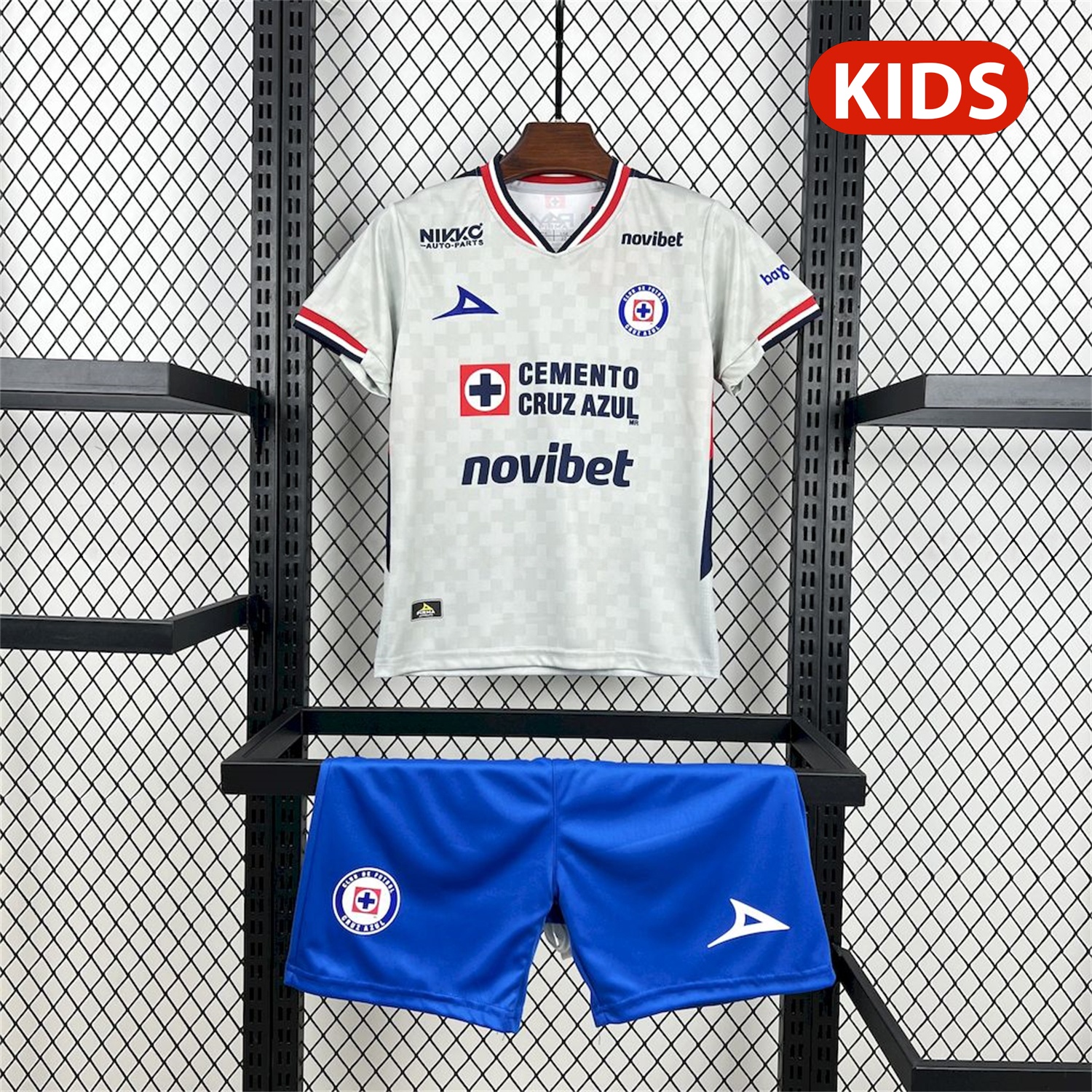 Cruz Azul 25-26 Away Kids Kit - ManixJersey