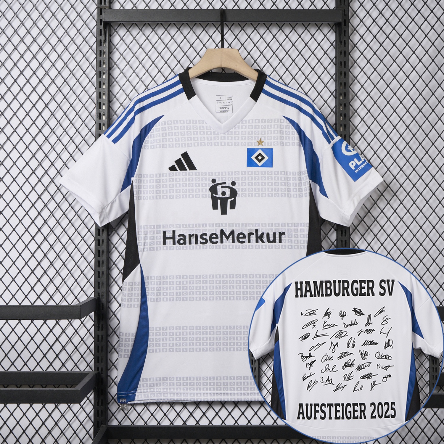 【Team Signatures Version】Hamburger SV 24-25 Home Jersey - Fans Version - ManixJersey