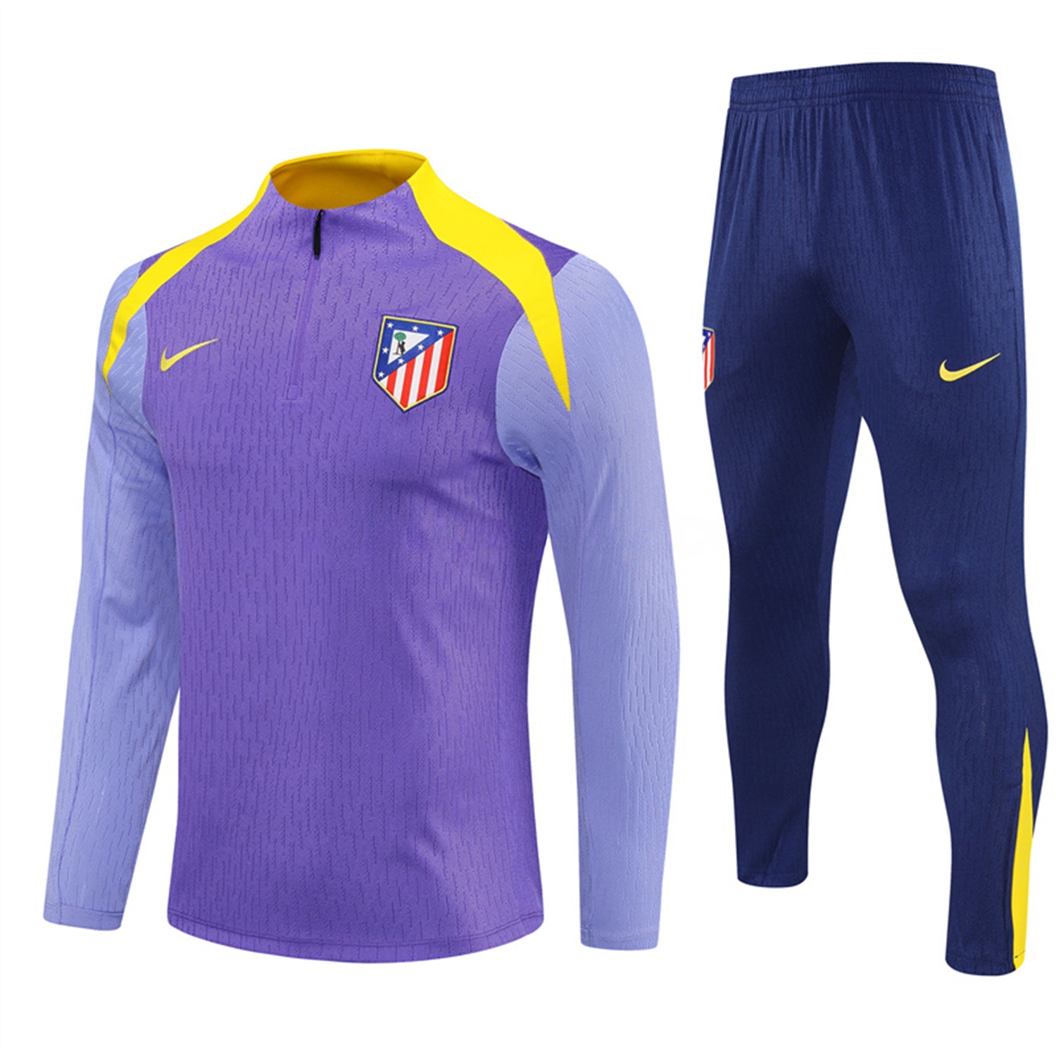 Atletico Madrid 25-26 Long Sleeves Training Set - Purple Top & Purple Pants - ManixJersey