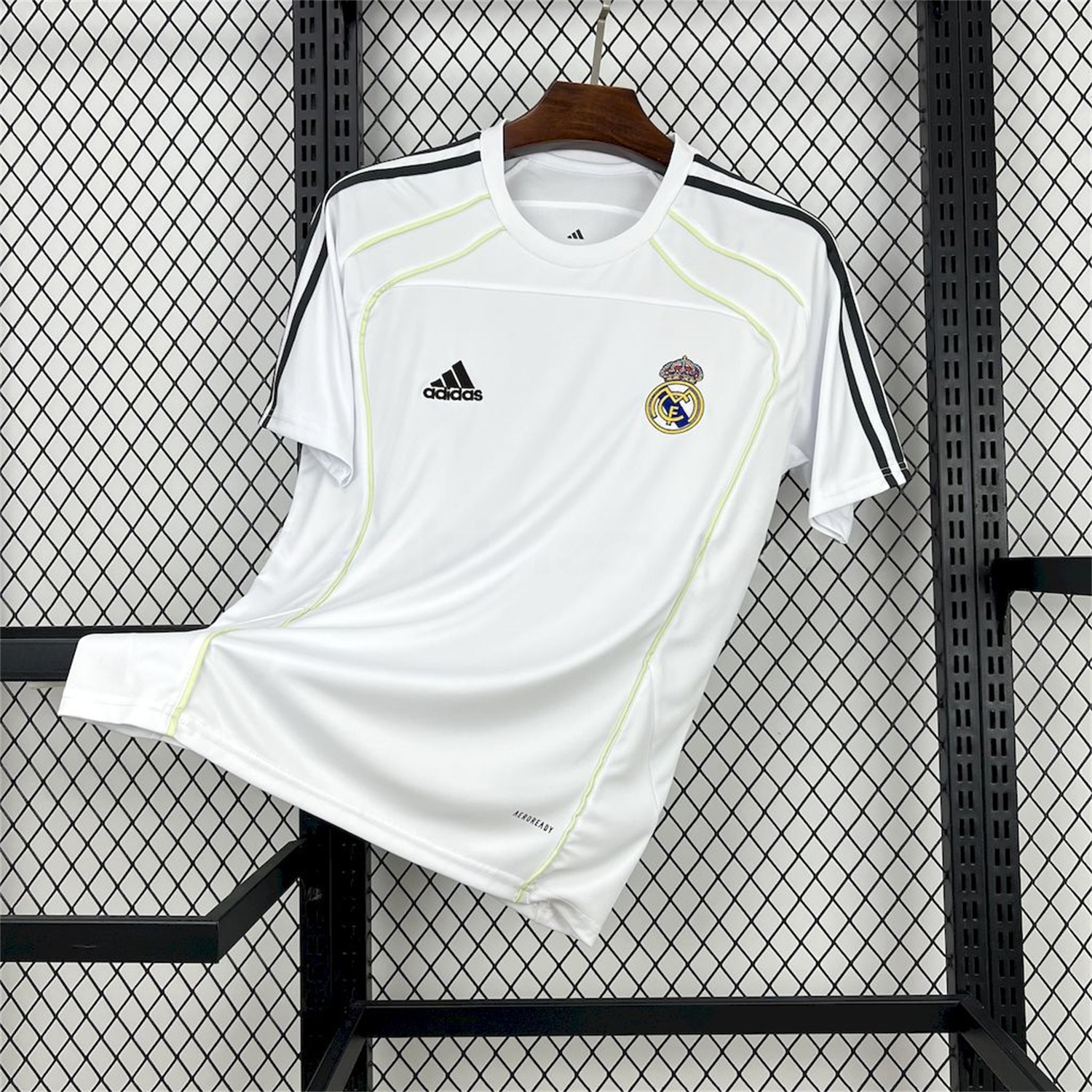 Real Madrid 25-26 Urban Purist Throwback White Jersey - Fans Version - ManixJersey