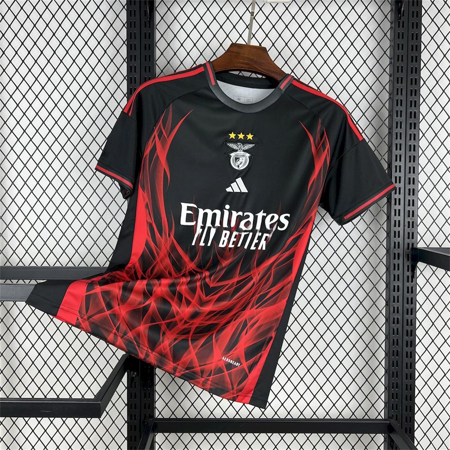 Benfica 24-25 Black and Red Fire Special Edition Jersey - Fans Version - ManixJersey