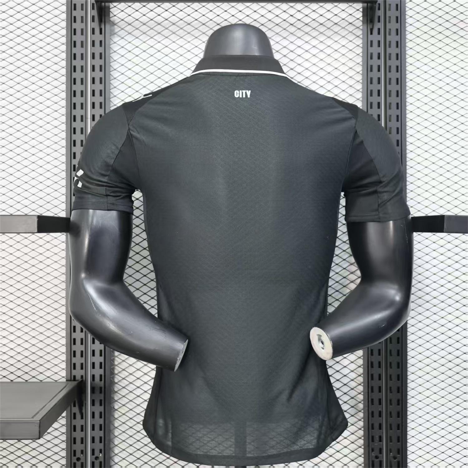 Manchester City 25-26 Black Polo Silver Label Special Jersey - Player Version - ManixJersey